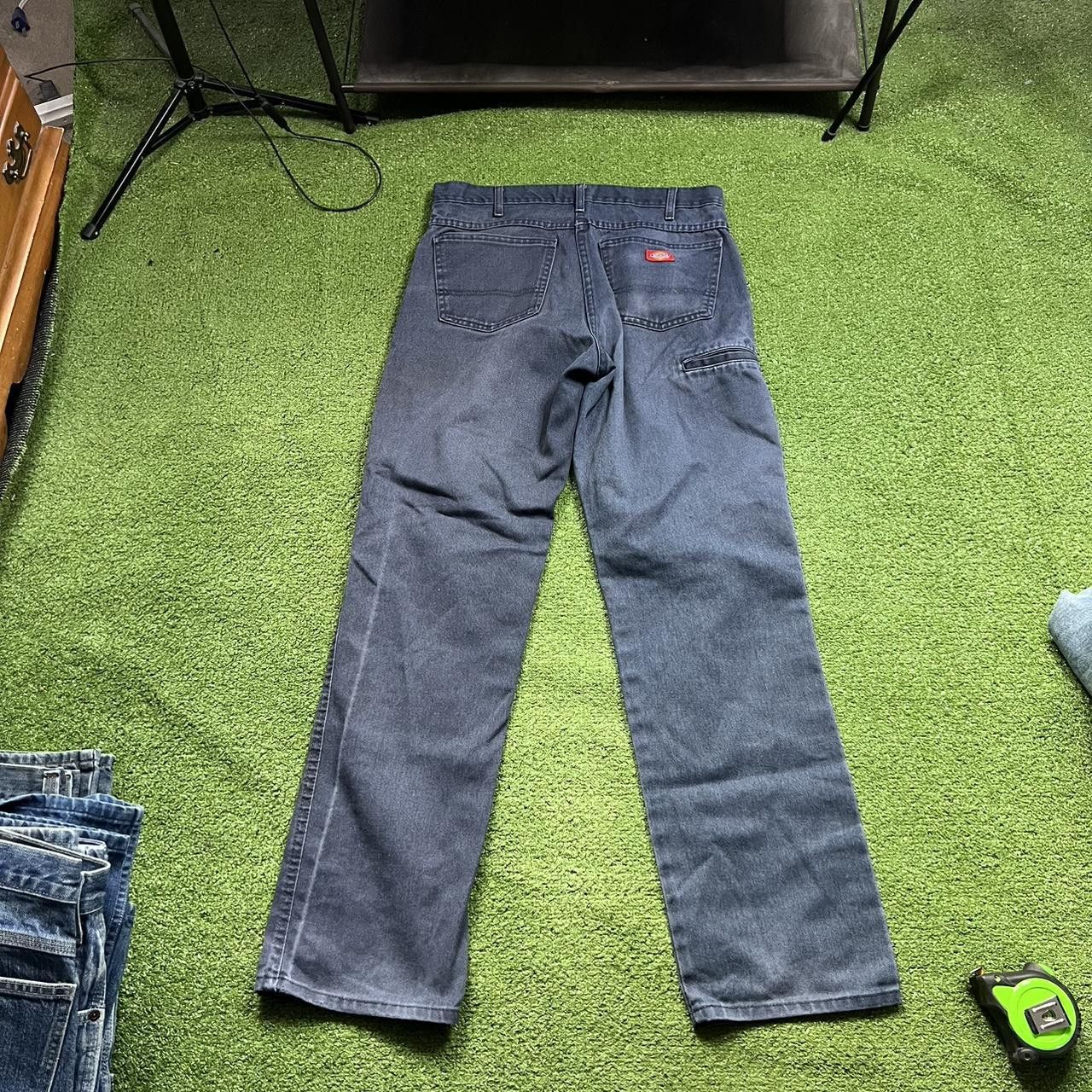 Vintage vintage dickies navy blue straight leg jeans Size US 34 / EU 50 - 4 Preview