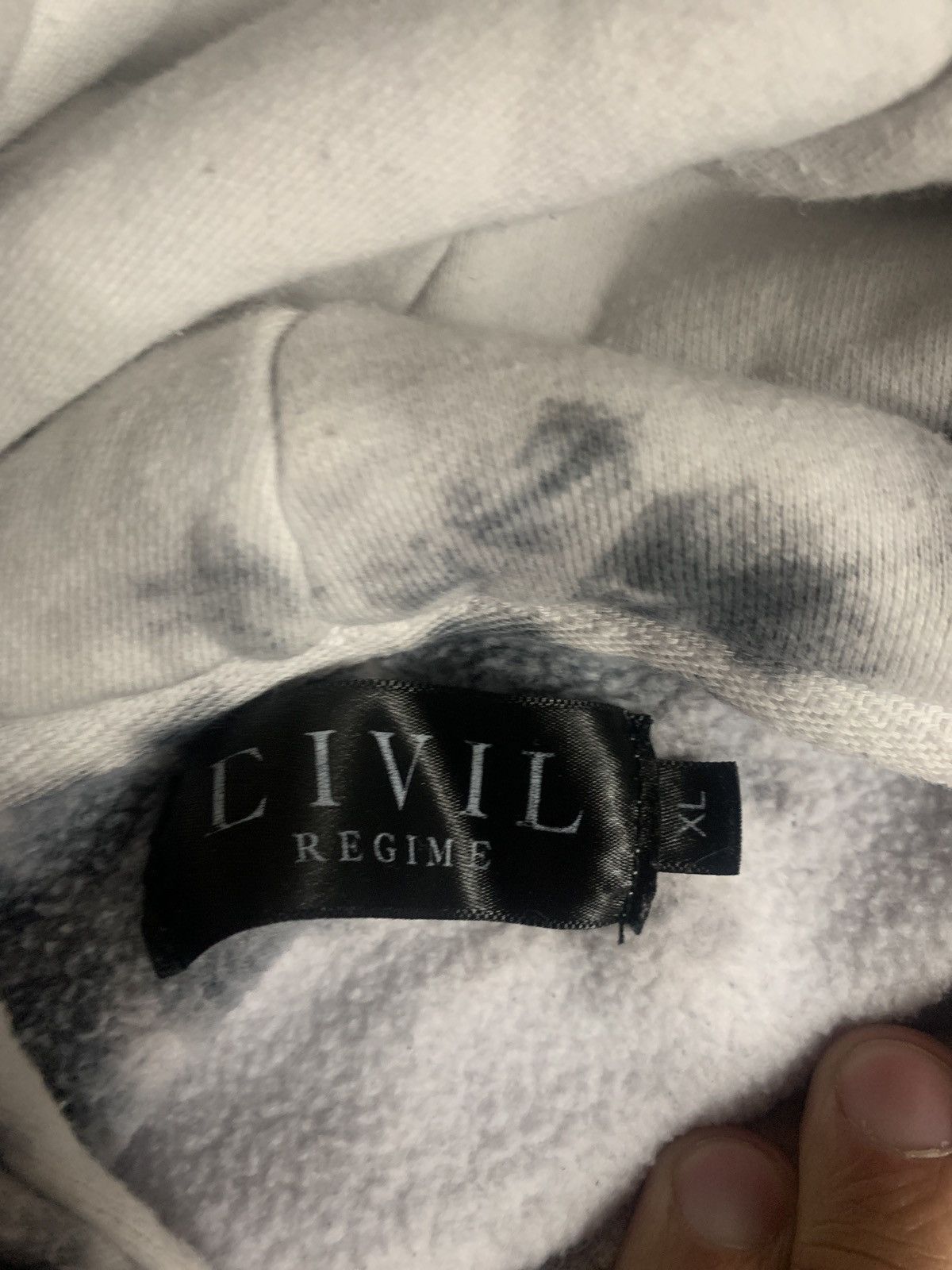 Civil Regime Civil regime embroidered flower tye-dye hoodie Size US XL / EU 56 / 4 - 5 Thumbnail