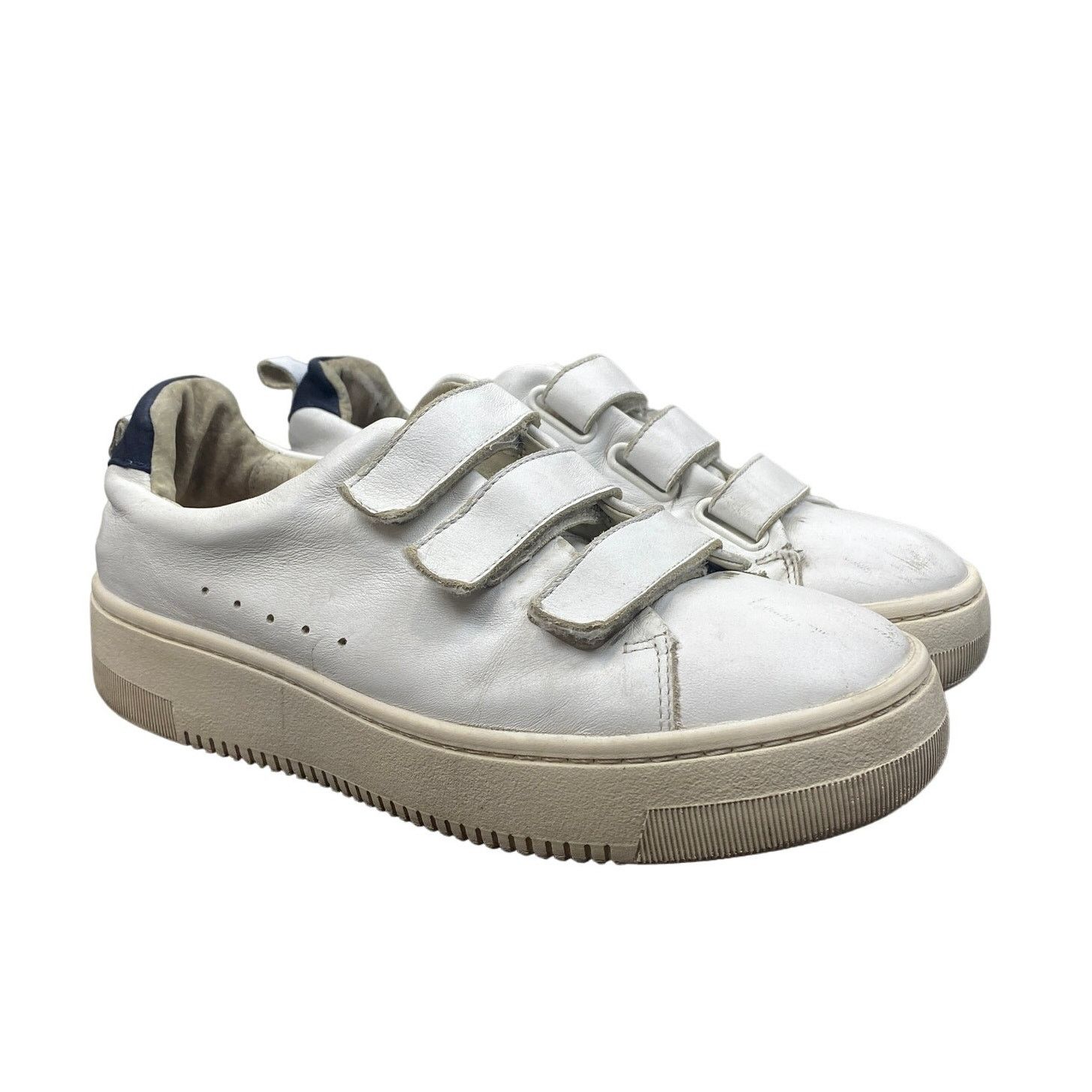 Sandro Sandro Paris Anita Blanc Leather Sneakers Trainers 38 US 8 Size US 8 / IT 38 - 1 Thumbnail