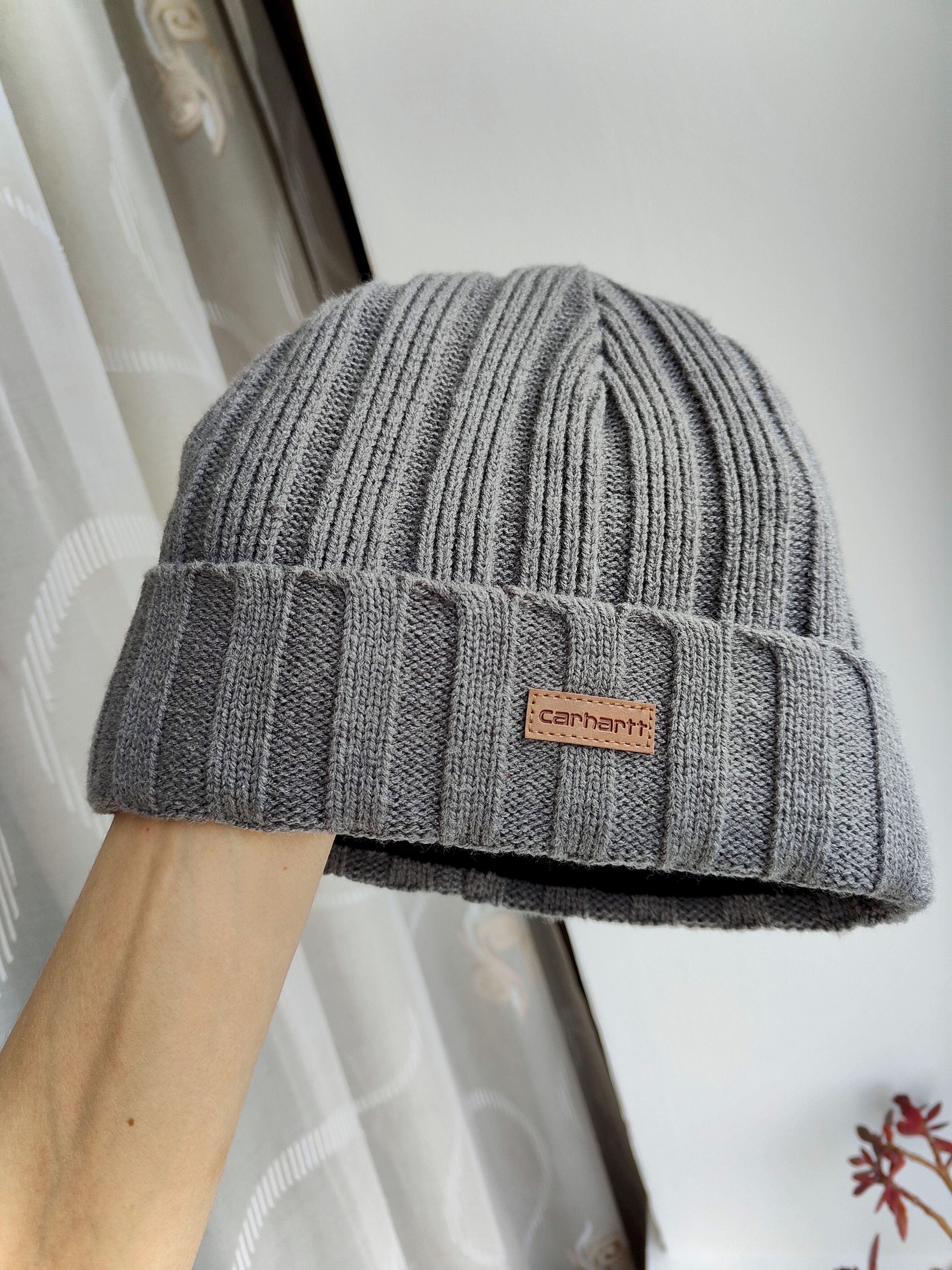 Carhartt Carhartt beanie knitted hat fleece lining inside Size ONE SIZE - 5 Thumbnail