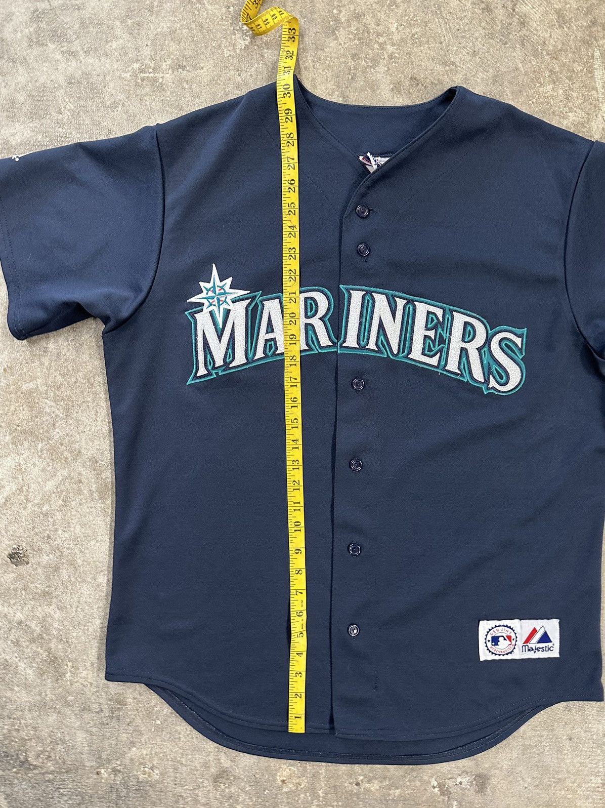 Majestic Crazy Y2K 00s Majestic Seattle Mariners MLB Baseball Jersey Size US XL / EU 56 / 4 - 9 Thumbnail