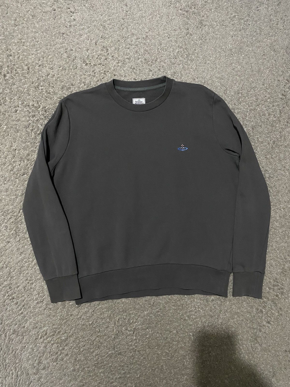 Vivienne Westwood Vivienne Westwood Basic Small Logo Crewneck orb logo y2k Size US L / EU 52-54 / 3 - 7 Thumbnail