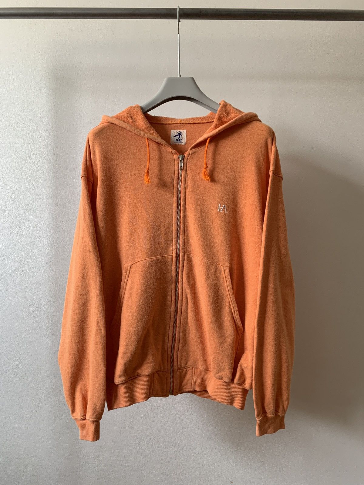 Issey Miyake Vintage 80s Issey Miyake Hai Sporting Gear Hoodie Sun Faded Size US L / EU 52-54 / 3 - 1 Thumbnail