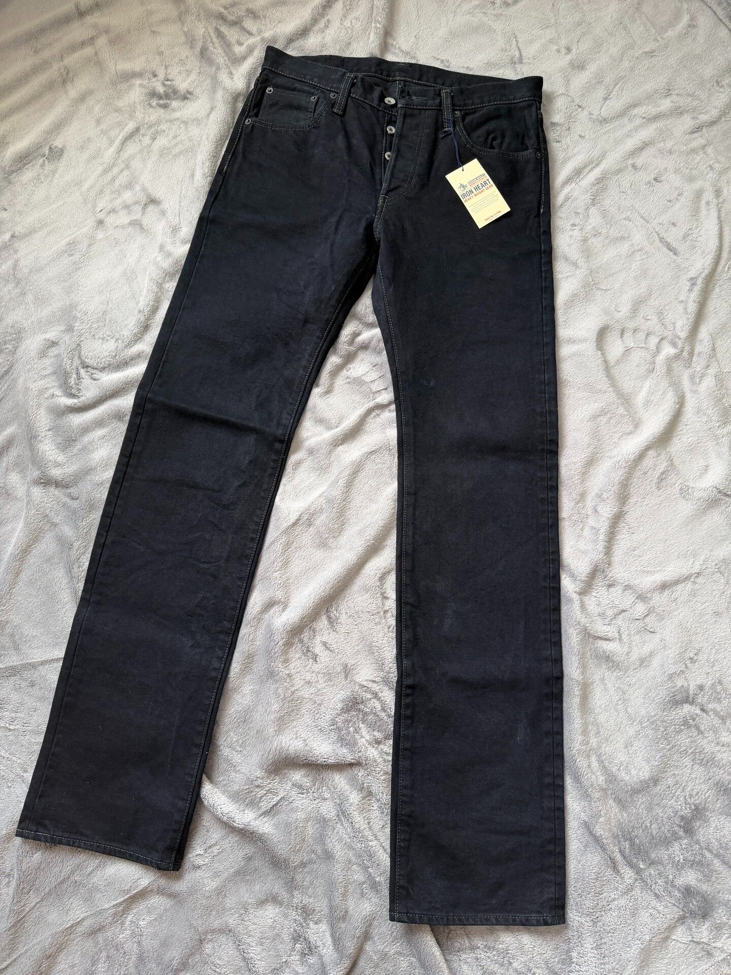 Iron Heart IRON HEART 666S-142od Overdye Jeans Size US 33 - 1 Thumbnail