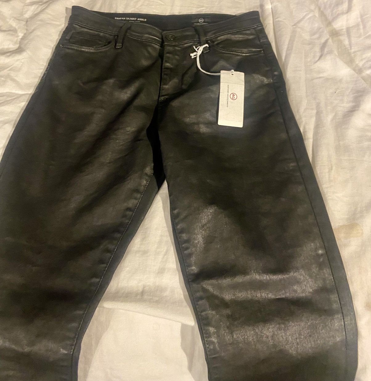 AG Adriano Goldschmied AG wax coated jeans Size 24" / US 00 / IT 34 - 10 Thumbnail