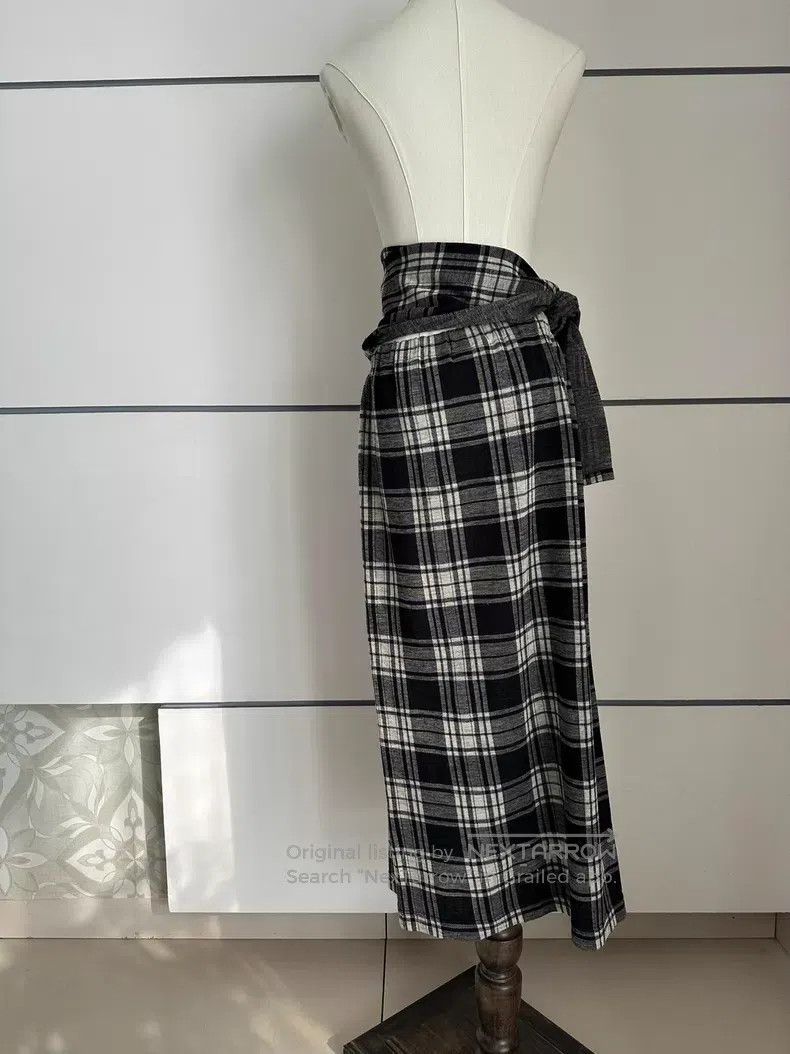 Comme des Garcons Comme des Garcons size F Apron Plaid Long Skirt Size 25" / US 0 / IT 36 - 5 Thumbnail