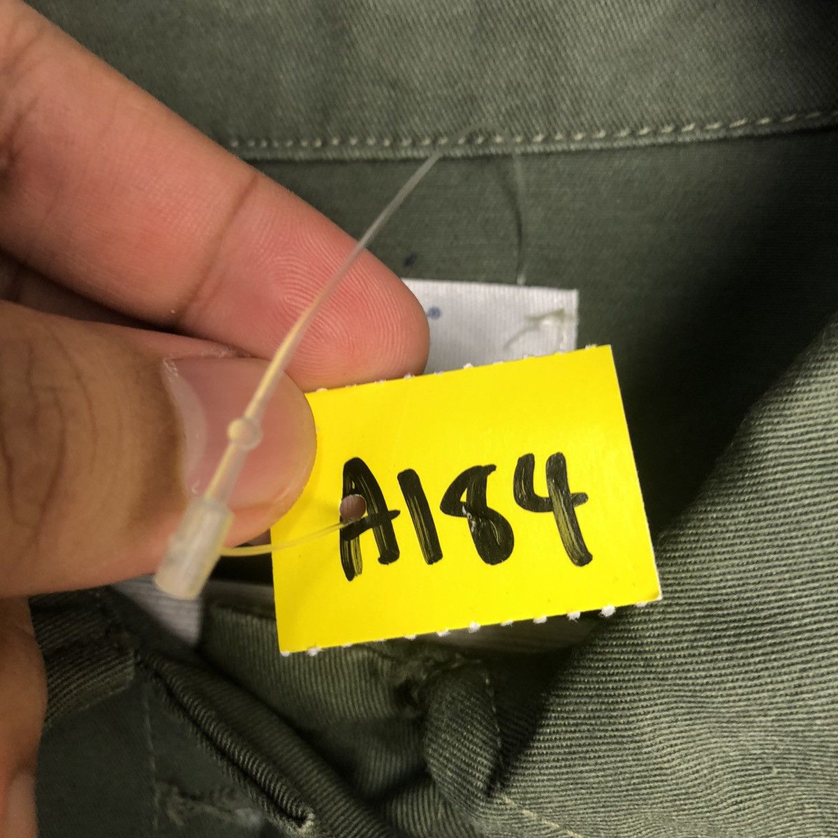 Japanese Brand Back Number Green military jacket #A184 Size US L / EU 52-54 / 3 - 13 Thumbnail