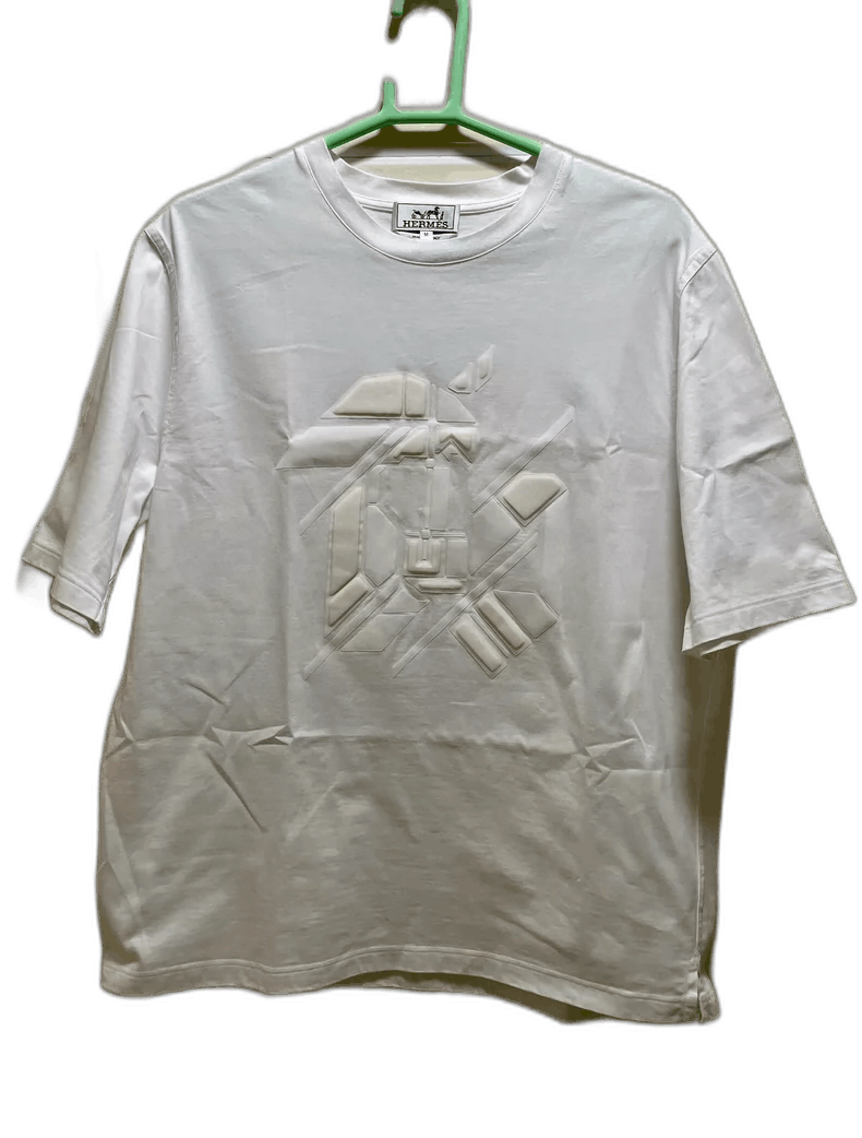 Hermes Hermes 3D Printed Knit Short Sleeve T-Shirt Size US M / EU 48-50 / 2 - 1 Thumbnail
