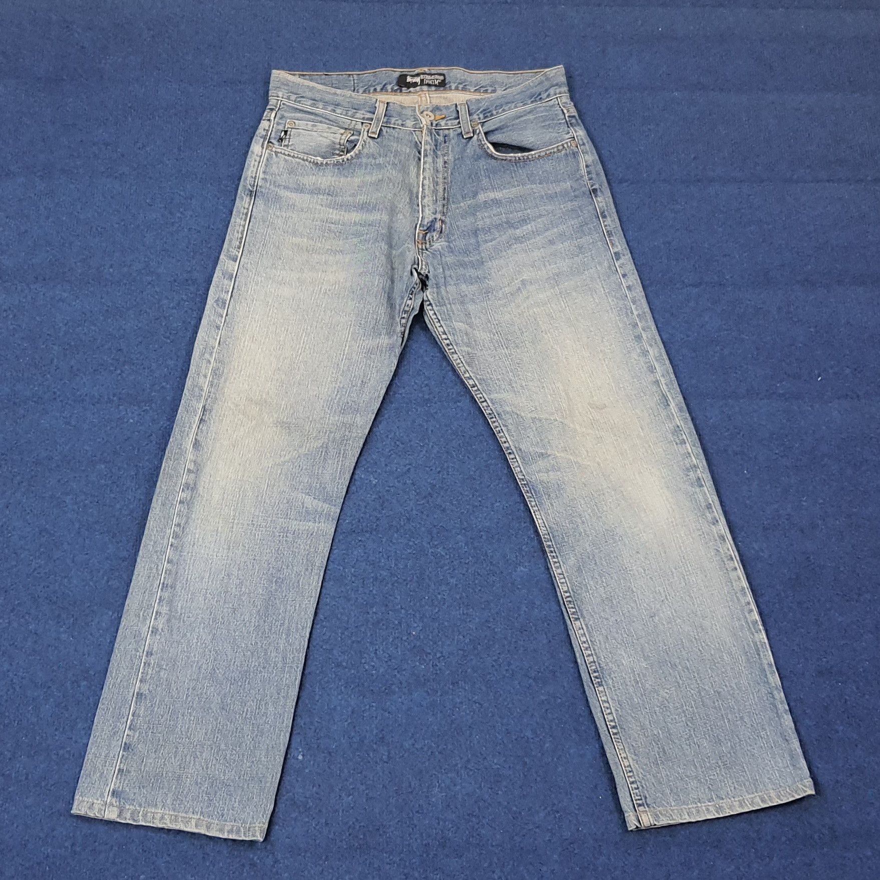 Stussy Vintage Stussy Rough n Rugged Denim Custom Logo Jeans C228N9 Size US 31 - 5 Thumbnail