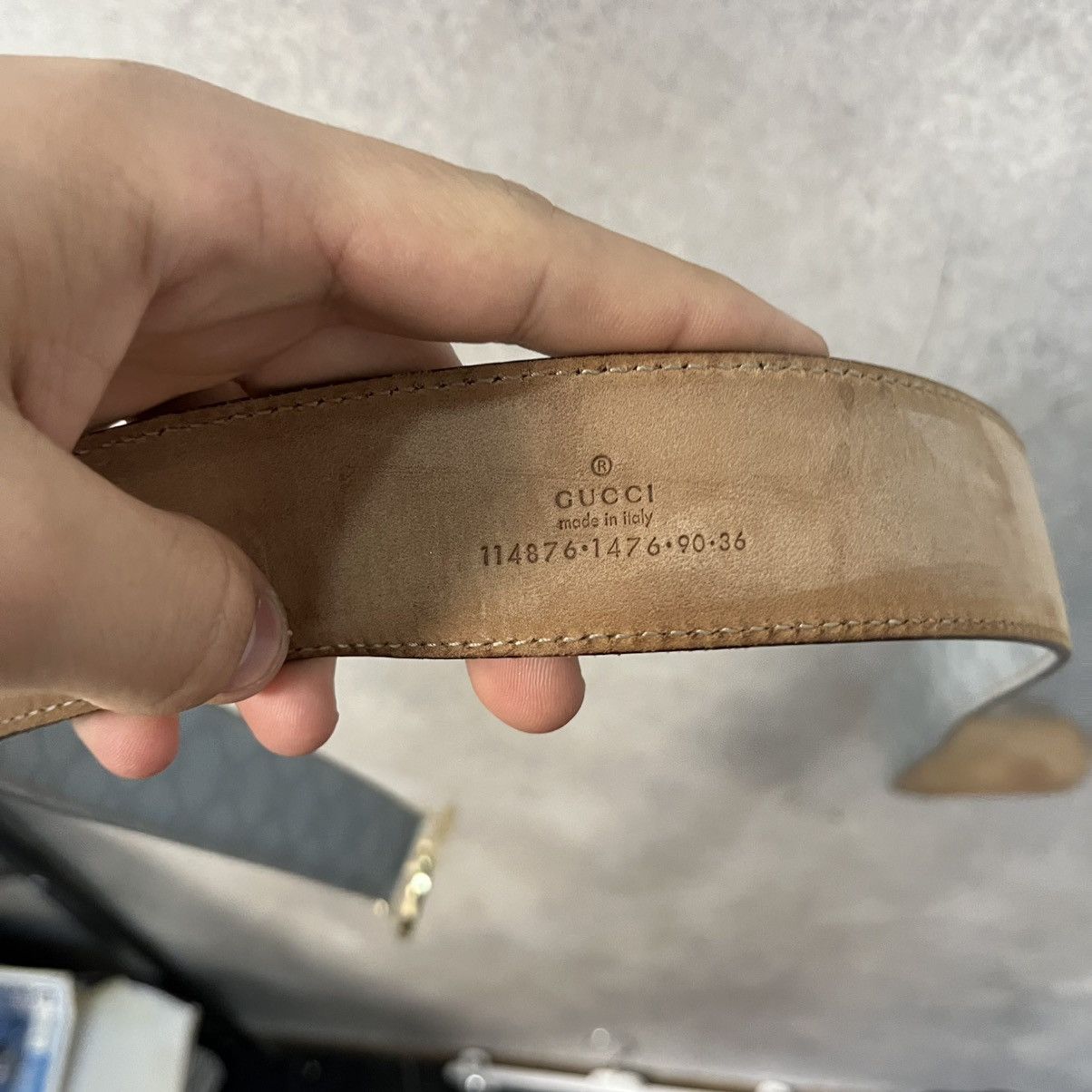 Gucci Gucci Belt GG Monogram Size ONE SIZE - 6 Thumbnail