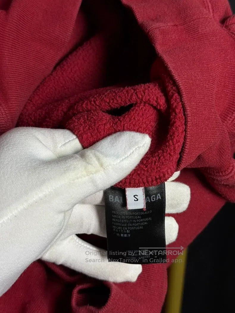 Balenciaga Balenciaga Red Wheat Pattern Hoodie Size US S / EU 44-46 / 1 - 4 Thumbnail