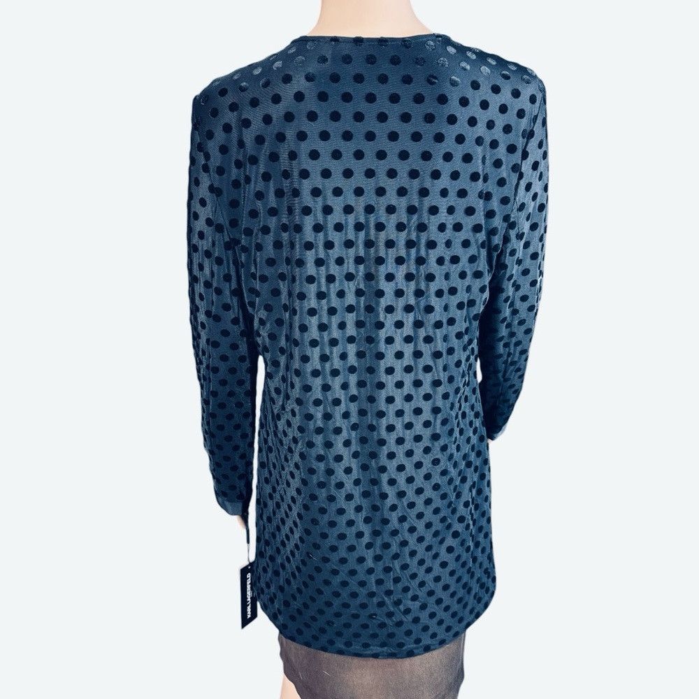 Karl Lagerfeld NWT New $138 Karl Lagerfeld Polka Dot Open Front Black Card Size S / US 4 / IT 40 - 4 Thumbnail