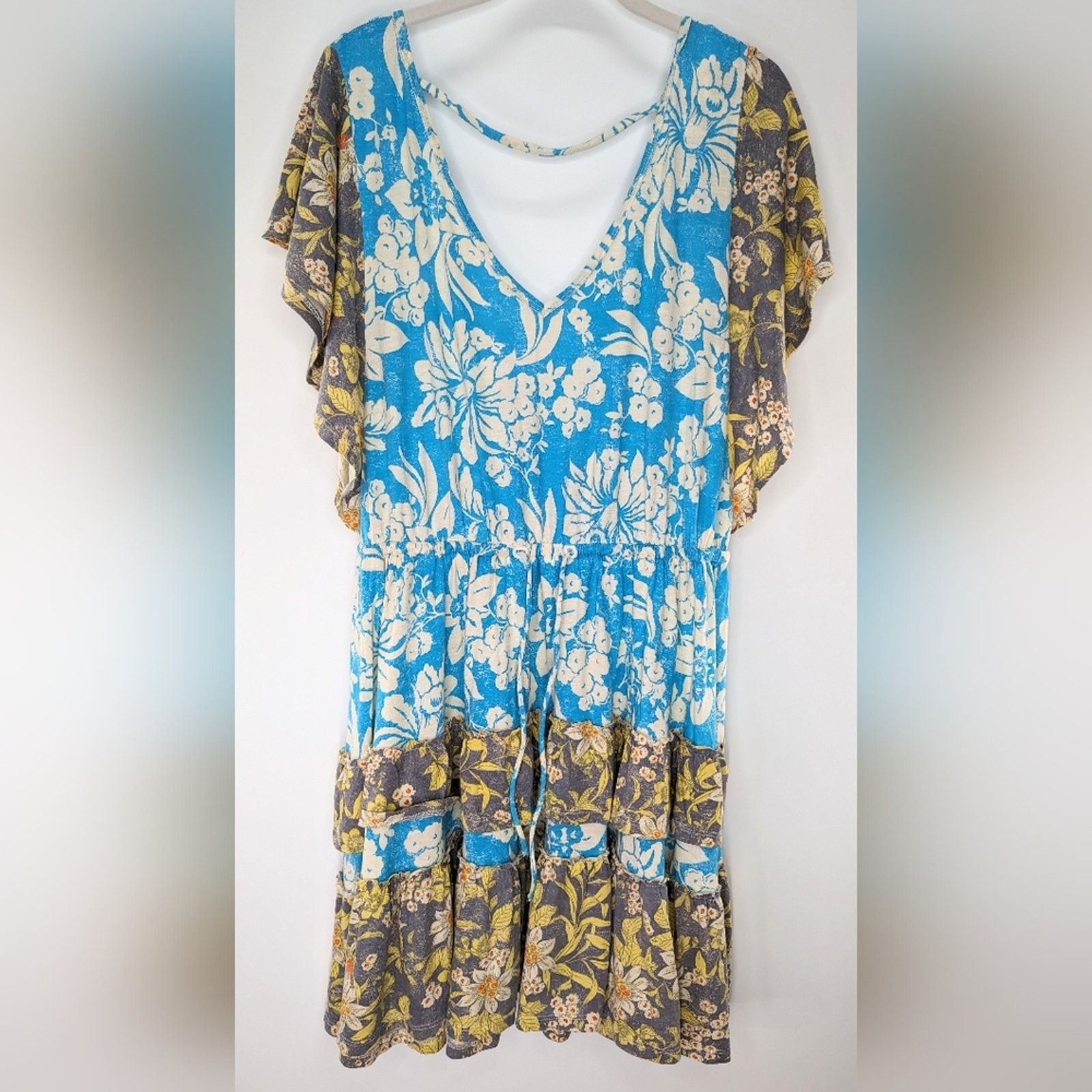 Anthropologie Anthropologie Daily Practice Tiered Dress Soft Neutral NWT Size S / US 4 / IT 40 - 3 Thumbnail