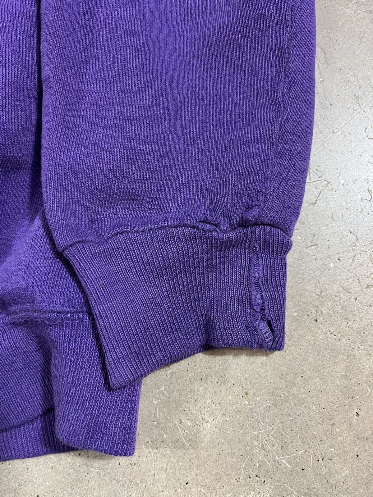Vintage Vintage 70s Faded Purple Zip Up Hoodie Sweatshirt Size US S / EU 44-46 / 1 - 7 Thumbnail