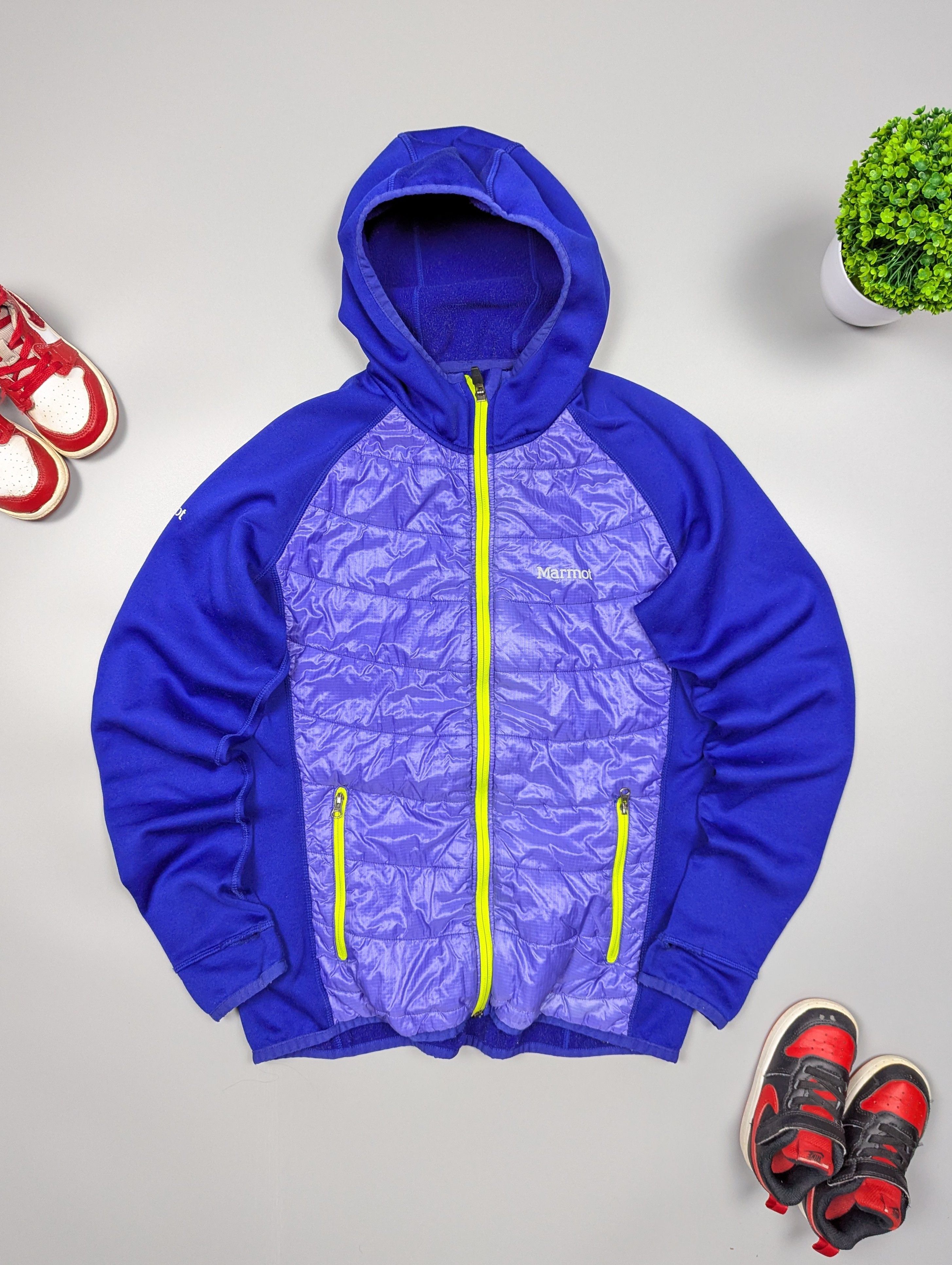 Marmot MARMOT Polartec Women's Lightweight Purple Micro Down Jacket Size L / US 10 / IT 46 - 1 Thumbnail