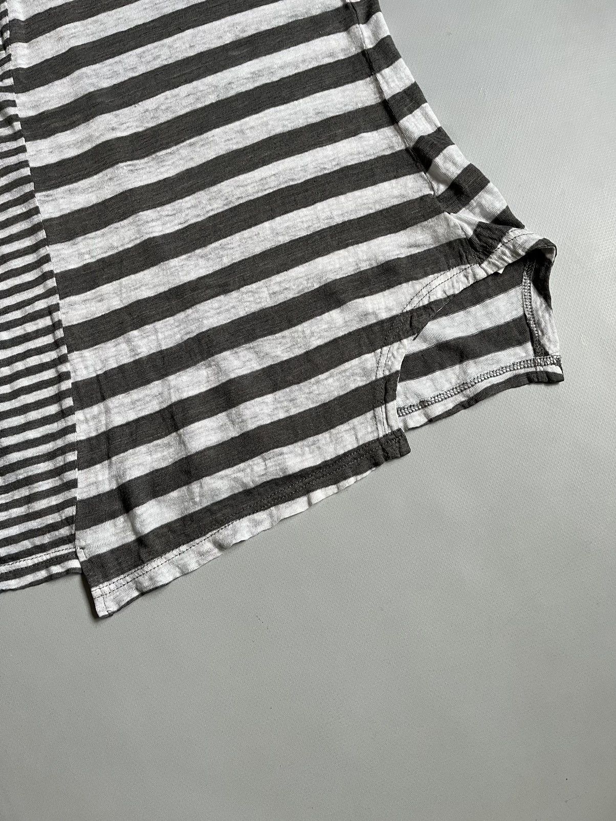 Rundholz RUNDHOLZ Black Label Striped Asymmetrical Grey Tank Top Size S / US 4 / IT 40 - 5 Thumbnail