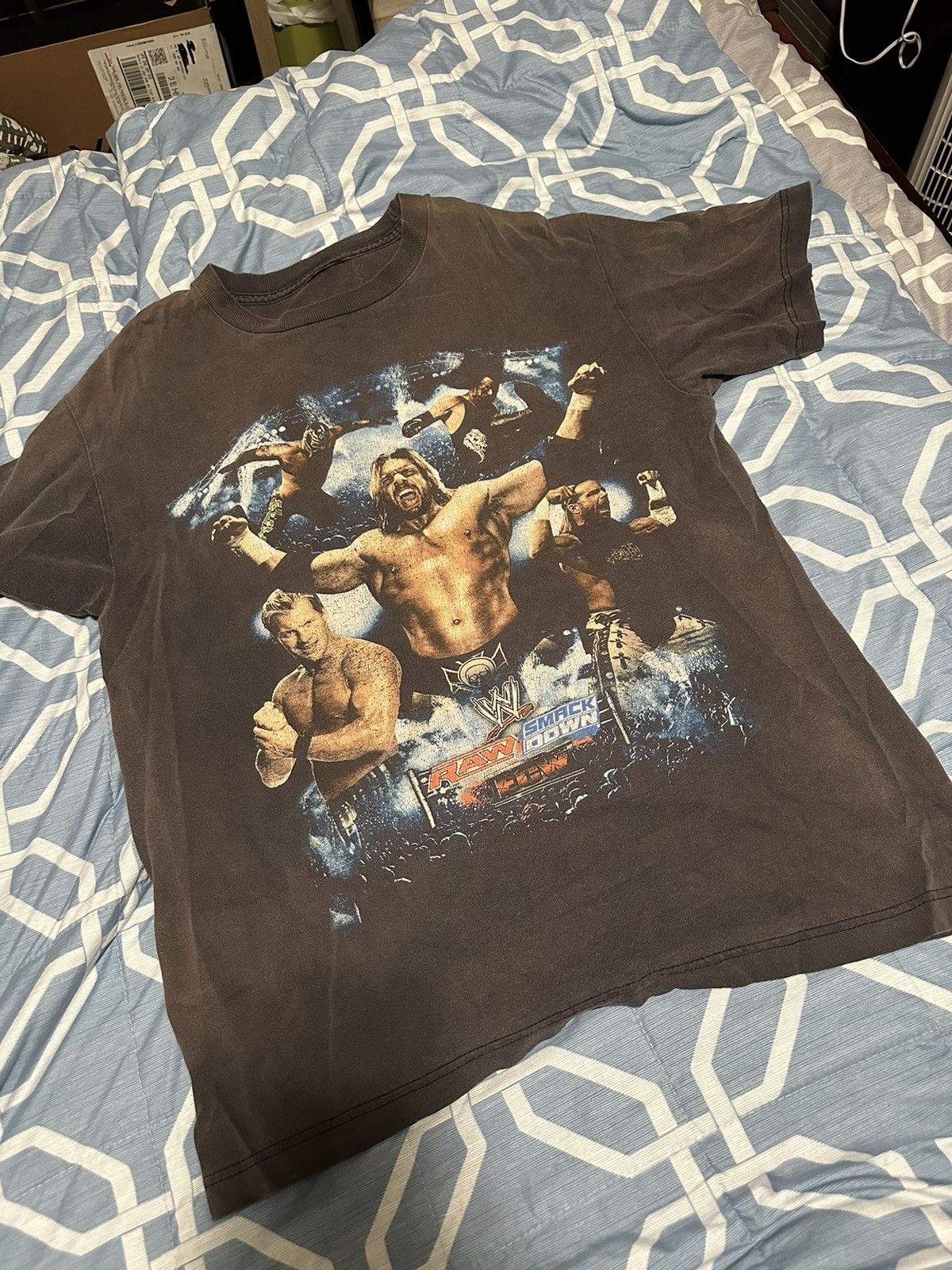Vintage × WWE Vintage WWE Smackdown vs Raw Tee Size US M / EU 48-50 / 2 - 1 Thumbnail