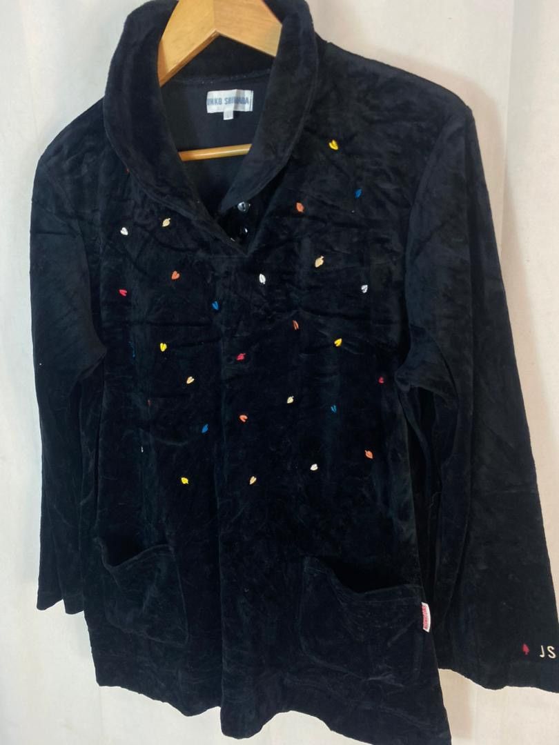 Japanese Brand × Junko Shimada Junko shimada velvet blouse shirt Size L / US 10 / IT 46 - 2 Thumbnail