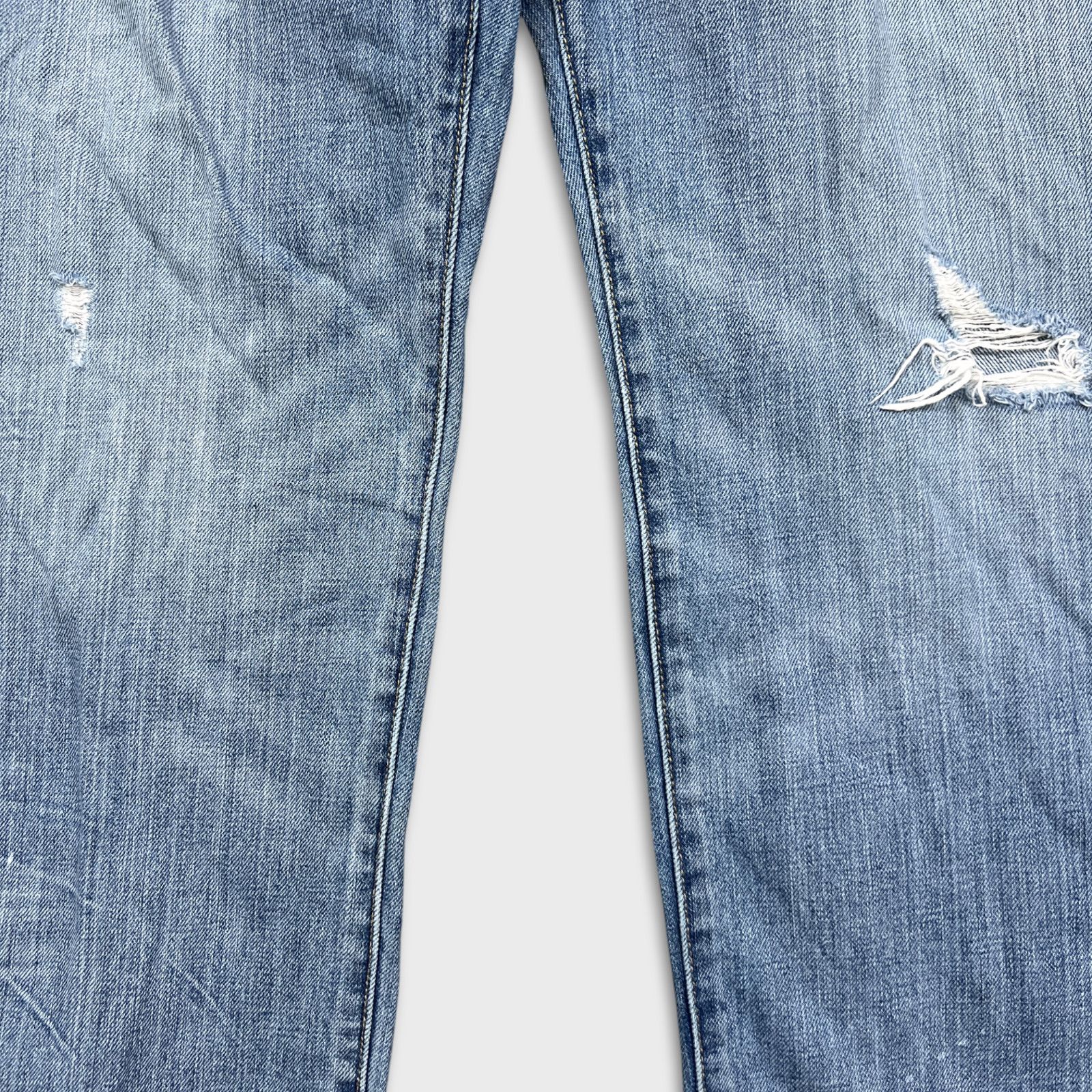 Levi's × Vintage Levi's 541 Jeans 36x30 Athletic Taper Distress Denim Pants Size US 36 / EU 52 - 5 Thumbnail