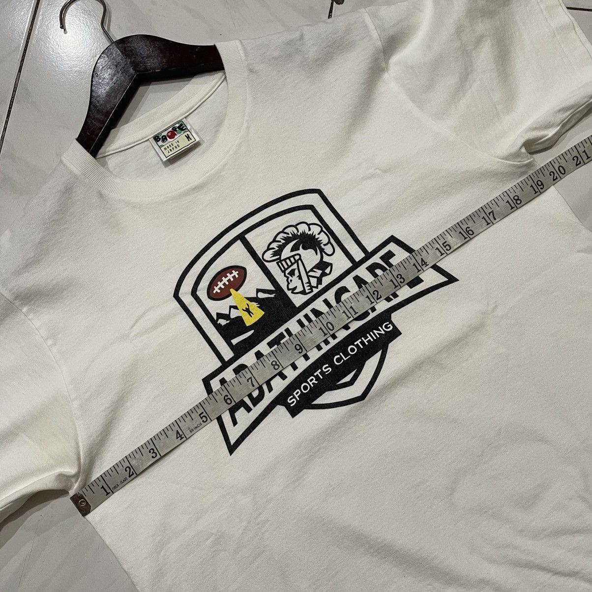 Bape Abathing ape sports clothing tee Size US M / EU 48-50 / 2 - 8 Thumbnail