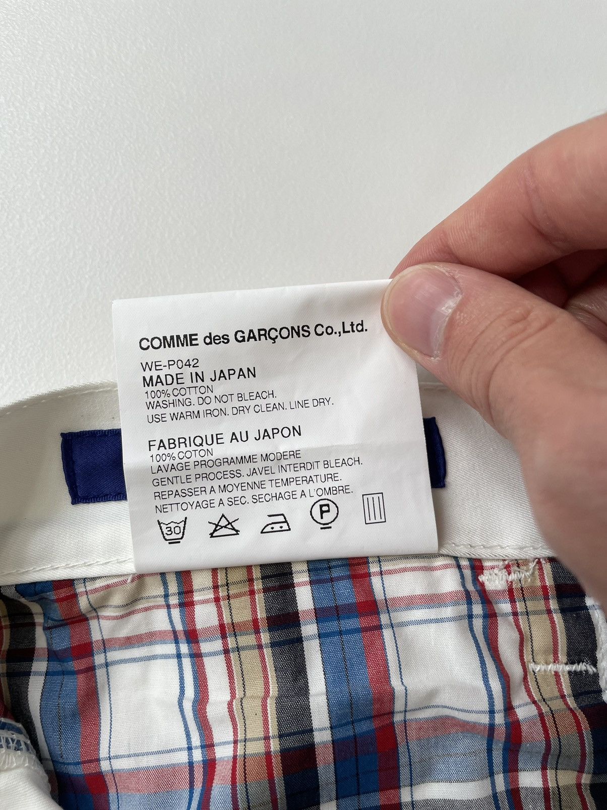 Comme des Garcons S/S 10 White Cotton Utility Work Trousers Size US 34 / EU 50 - 6 Thumbnail