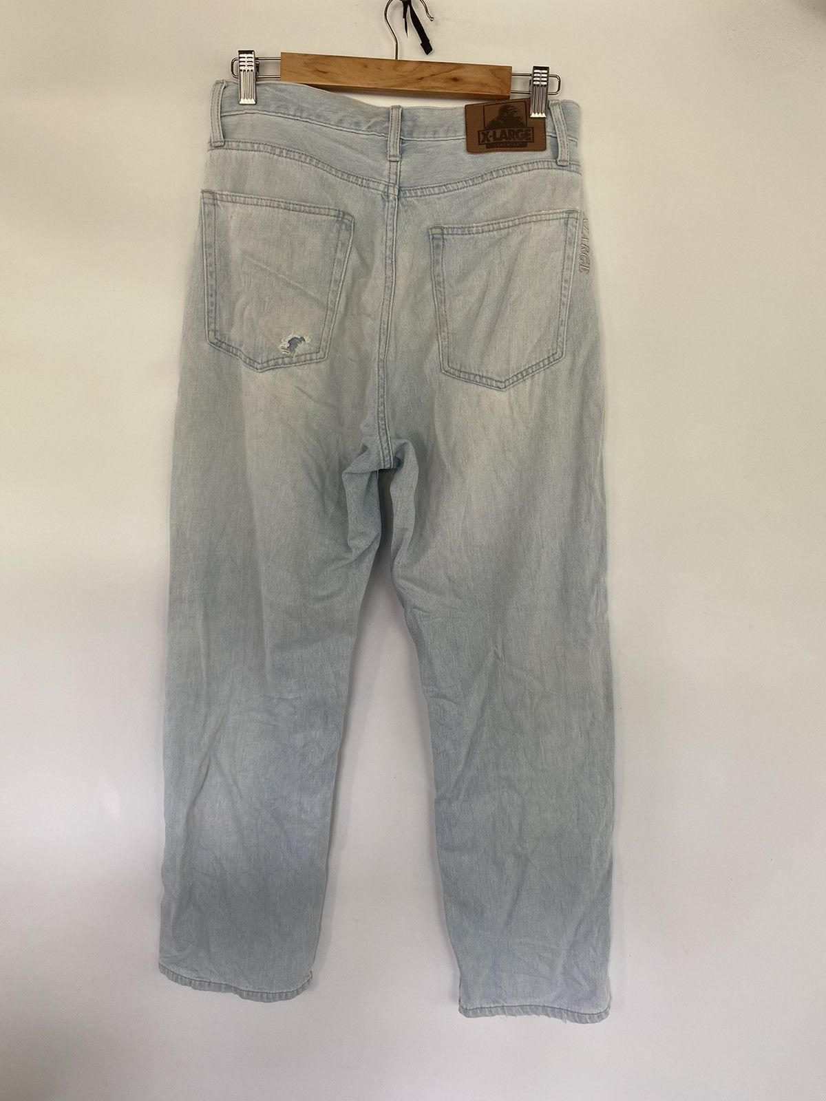 X-LARGE × Xlarge X-Large Denim Jeans Pant Light Blue Sz 30 Size US 30 / EU 46 - 2 Thumbnail