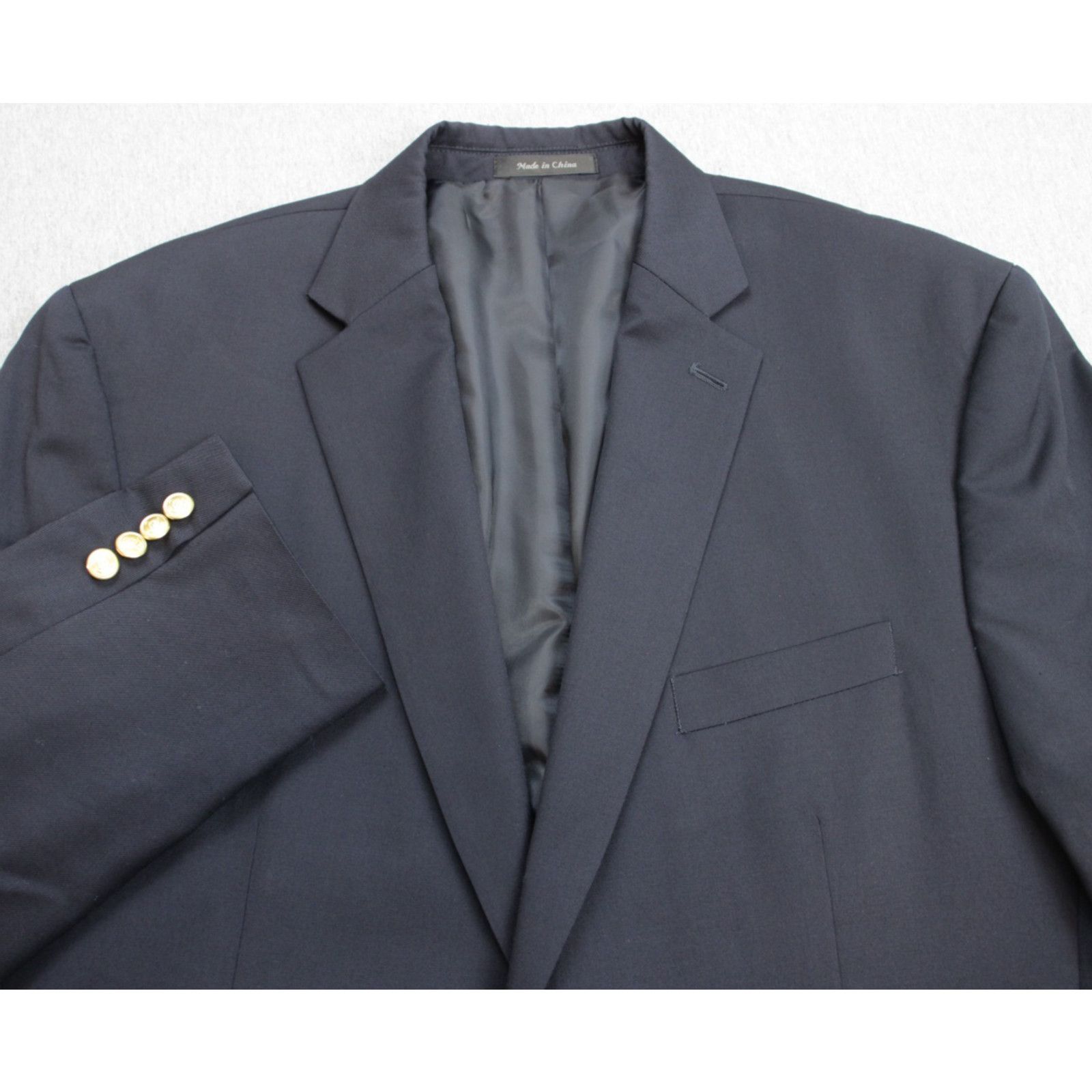 Lauren Ralph Lauren Lauren Ralph Lauren Blazer Mens 46R Navy Blue Wool Blend Size 46R - 1 Thumbnail