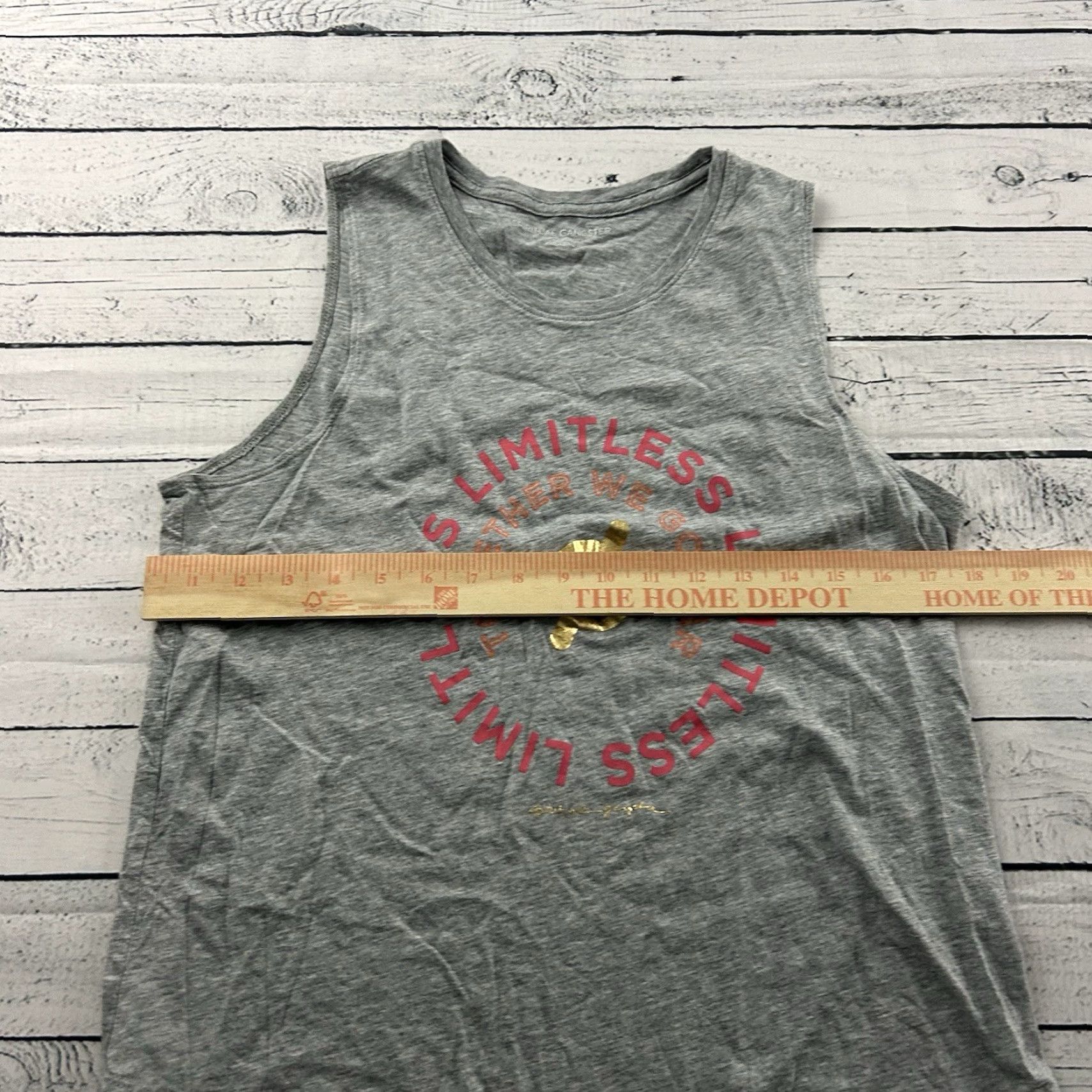 Spiritual Gangster Spiritual Gangster Peloton Together We Go Far Sleeveless T Shirt Women's XL Gray Size XL / US 12-14 / IT 48-50 - 4 Thumbnail