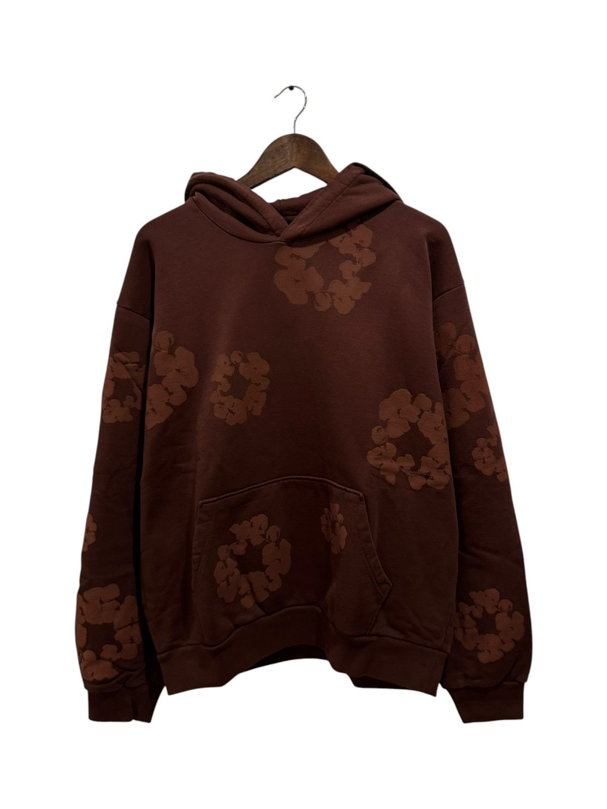 Denim Tears Mono Cotton Wreath Hoodie Brown