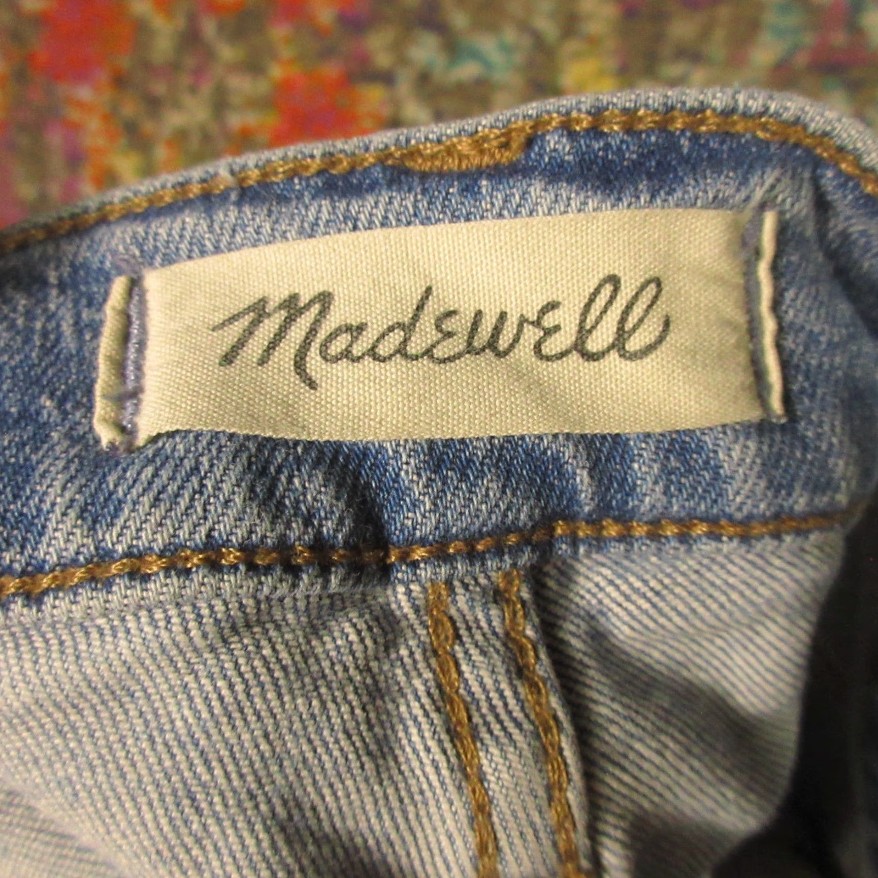 Madewell Madewell Cut Off Shorts Womens 27 Raw Hem Distressed Stretch Denim 328x4 Size 27" / US 4 / IT 40 - 3 Thumbnail
