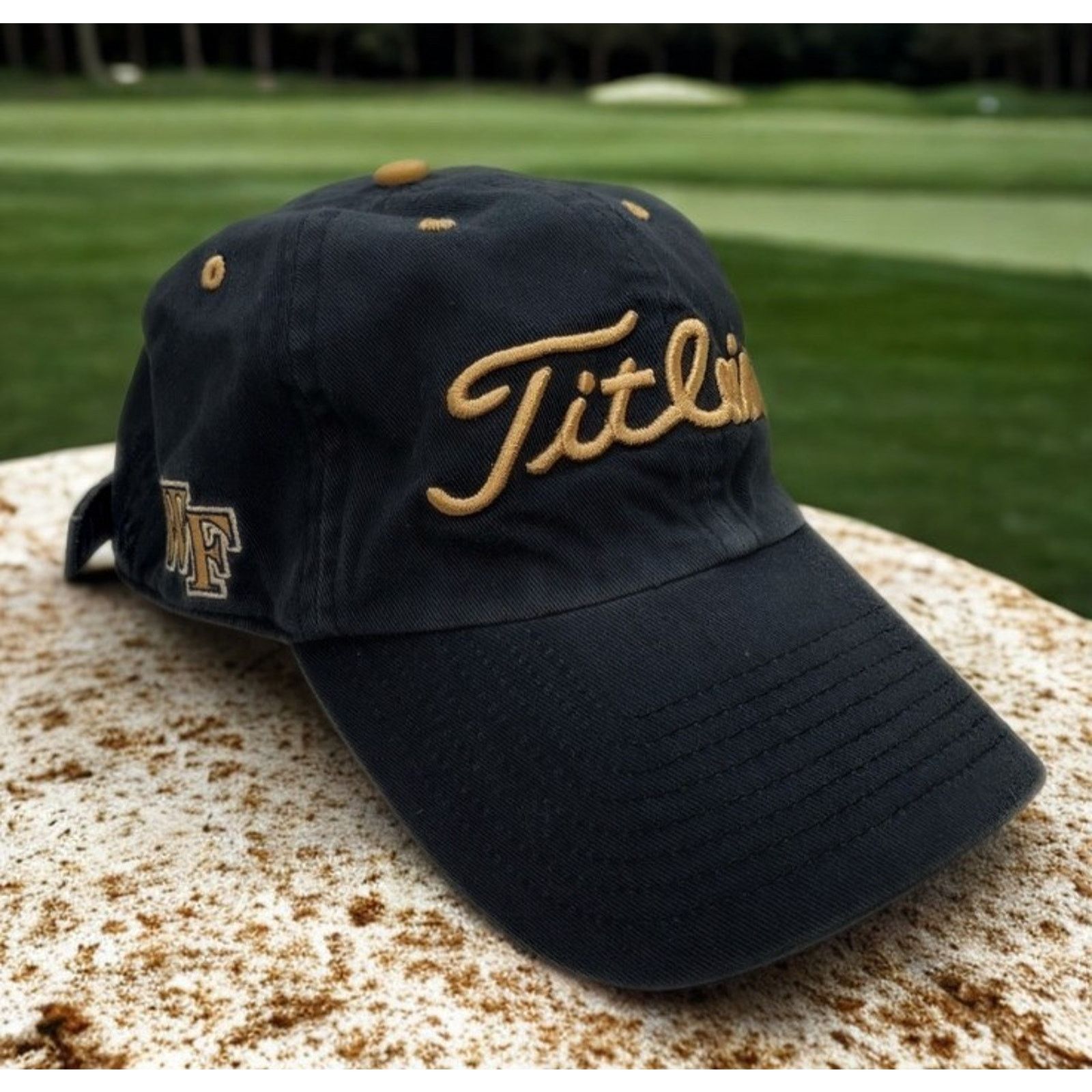 Titleist Titleist Wake Forest Hat Adjustable Strapback Cap Sunfaded Size ONE SIZE - 10 Thumbnail