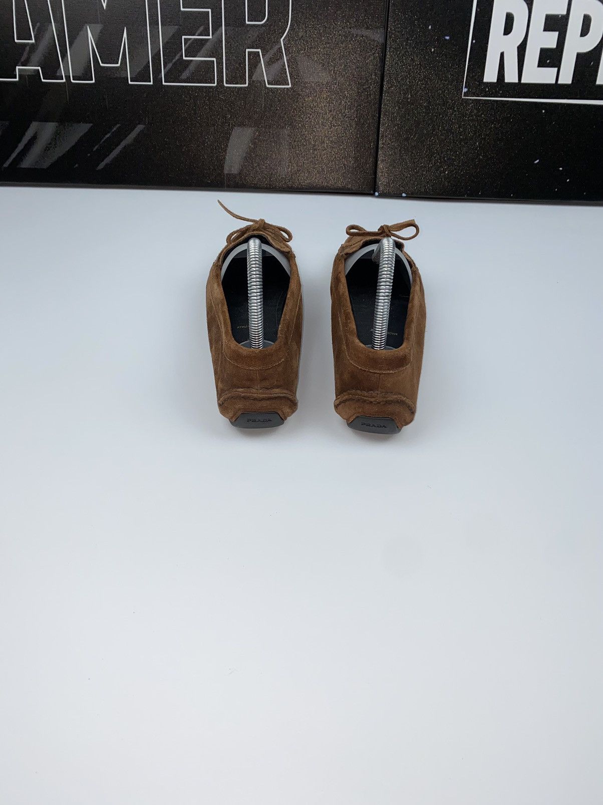 Prada 🚨 Prada MILANO vintage brown leather suede driving shoes Size US 7.5 / IT 37.5 - 8 Thumbnail