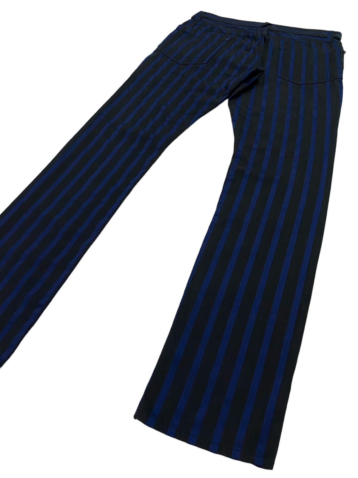 PPFM PPFM Striped Black And Blue Jeans Size US 32 / EU 48 - 20 Thumbnail