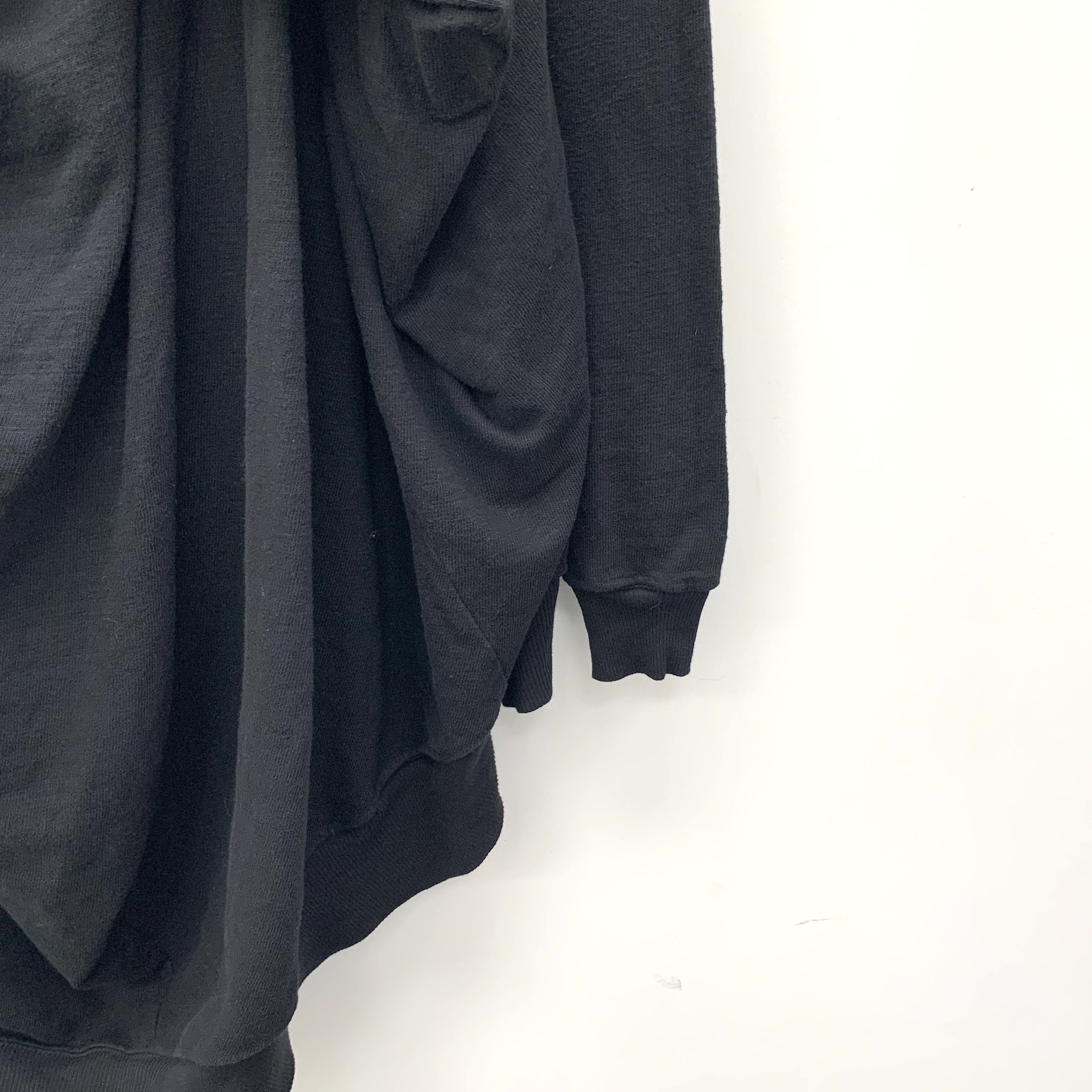 Rick Owens Rick Owens Black Designer Hoodie (Size XS) Size XS / US 0-2 / IT 36-38 - 4 Thumbnail