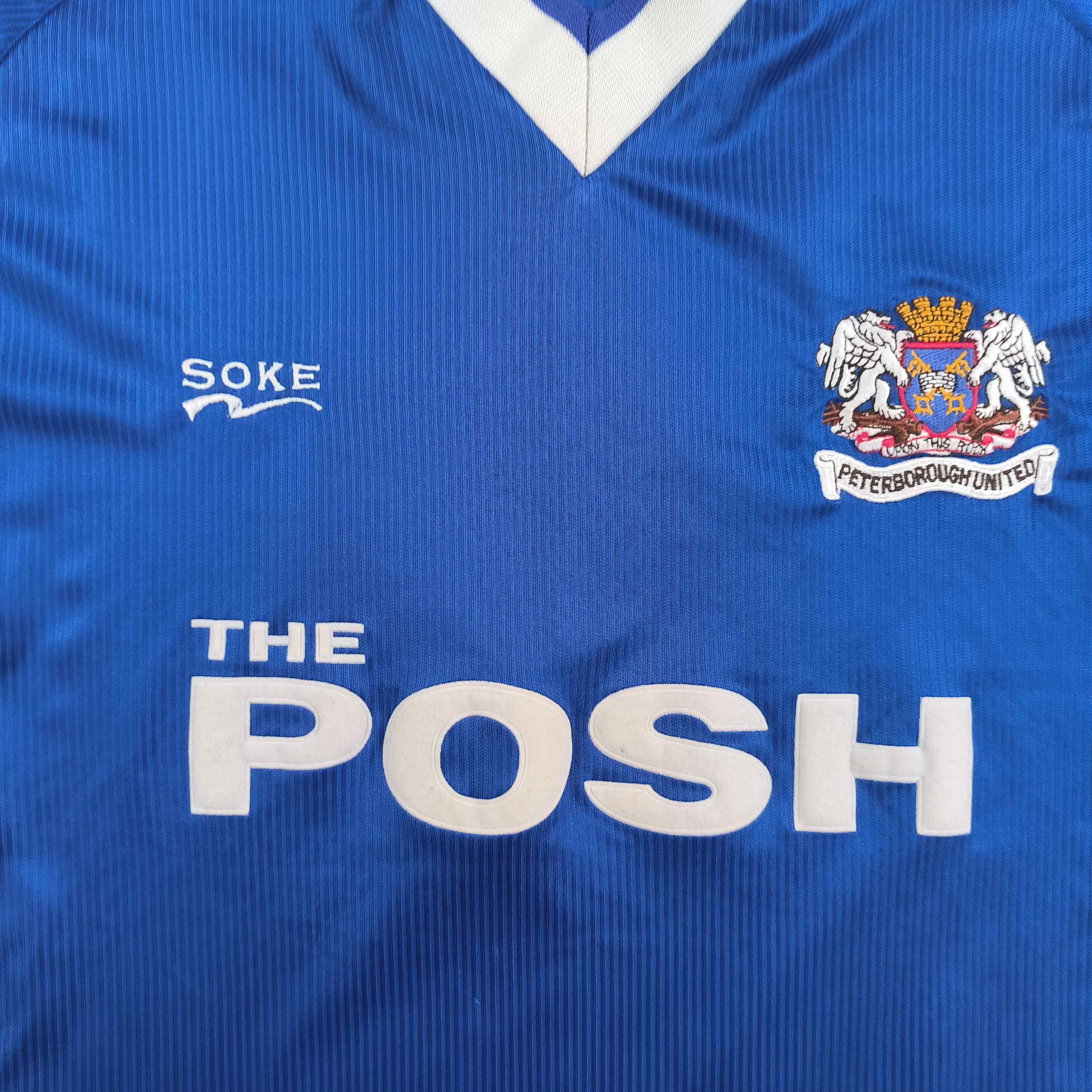 Other Peterborough United 1999-2000 Soke home football jersey L Size US L / EU 52-54 / 3 - 3 Thumbnail