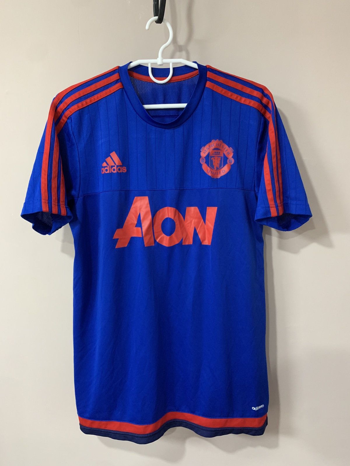 Adidas Manchester United 2015 Training Football Shirt Adidas Soccer Size US M / EU 48-50 / 2 - 1 Thumbnail