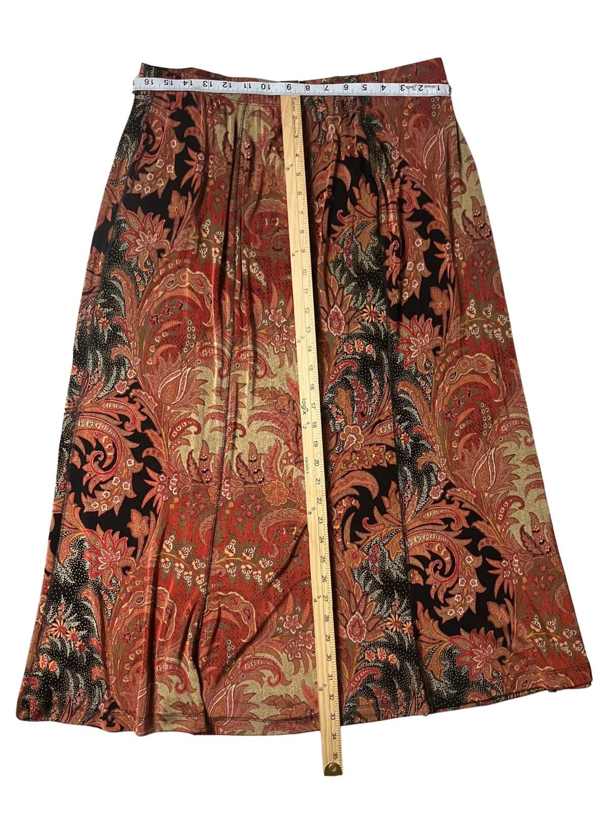 Coldwater Creek Coldwater Creek 2-Piece Paisley Jacket & Skirt Set PXL Size M / US 6-8 / IT 42-44 - 11 Thumbnail