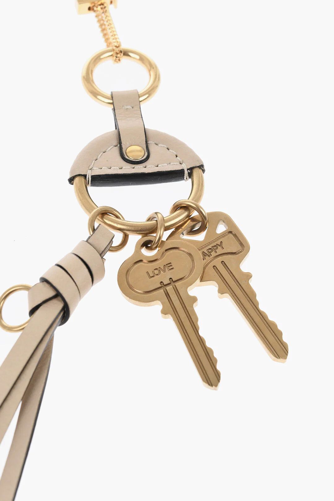 Chloe og1mm0426 Size: OS / Gold-Tone Metal Necklace in Beige Size ONE SIZE - 2 Thumbnail