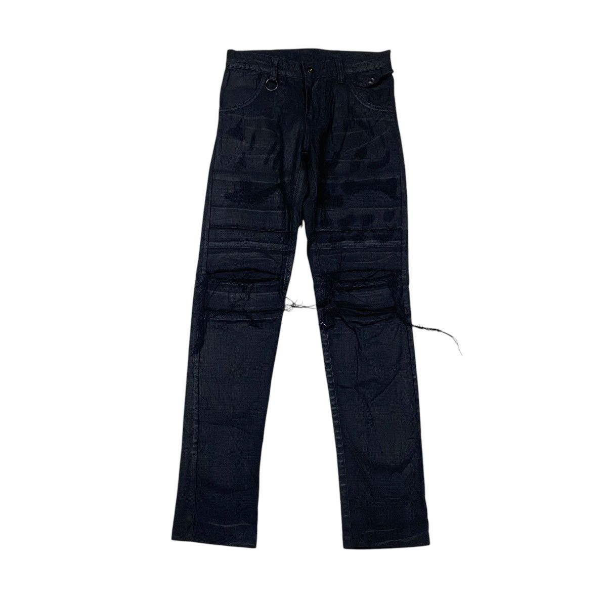 Japanese Brand Unknown Japanese Distressed Denim Pants Size US 28 / EU 44 - 1 Thumbnail