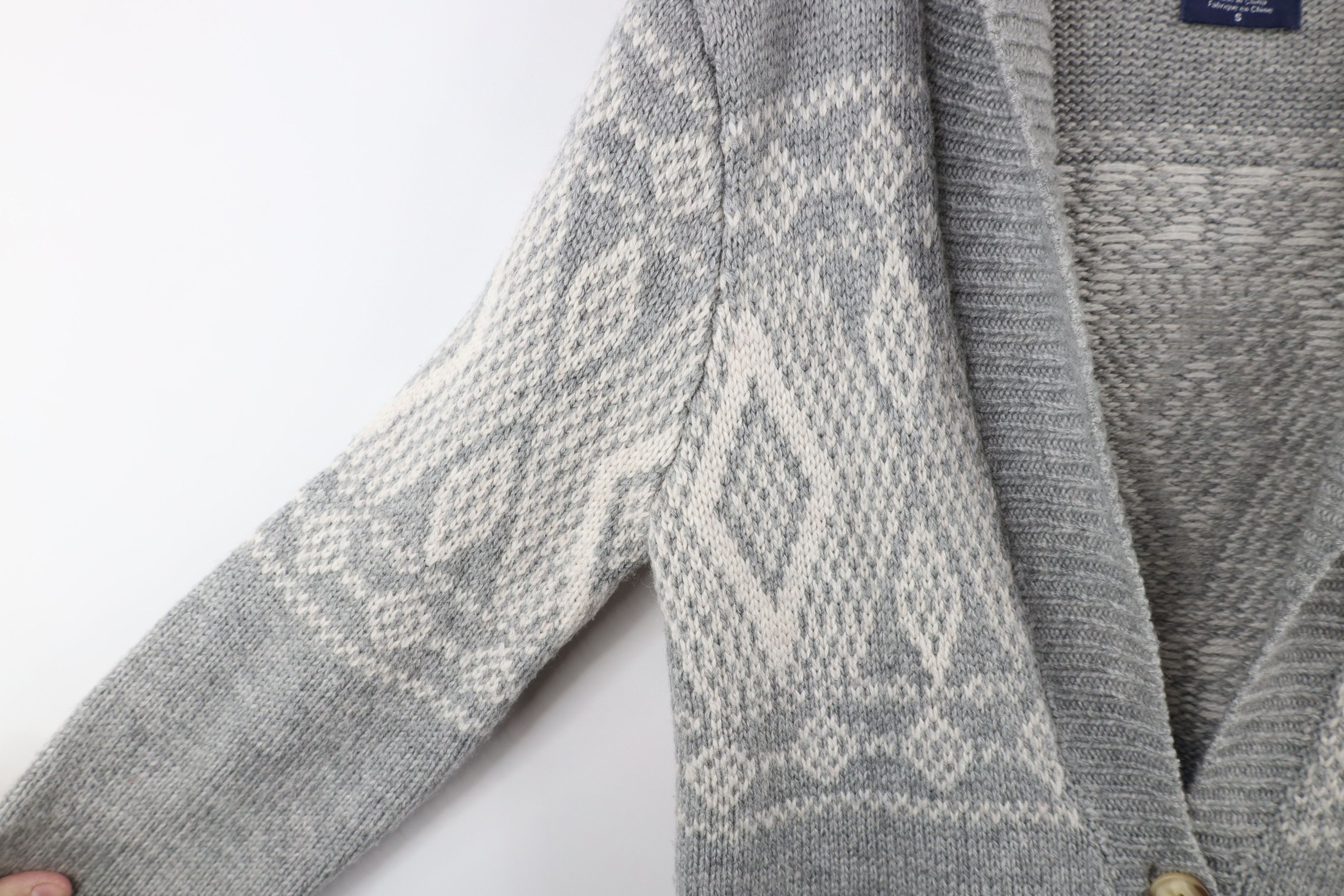 The North Face × Vintage The North Face Blend Knit Fair Isle Button Cardigan Sweater Size S / US 4 / IT 40 - 7 Thumbnail