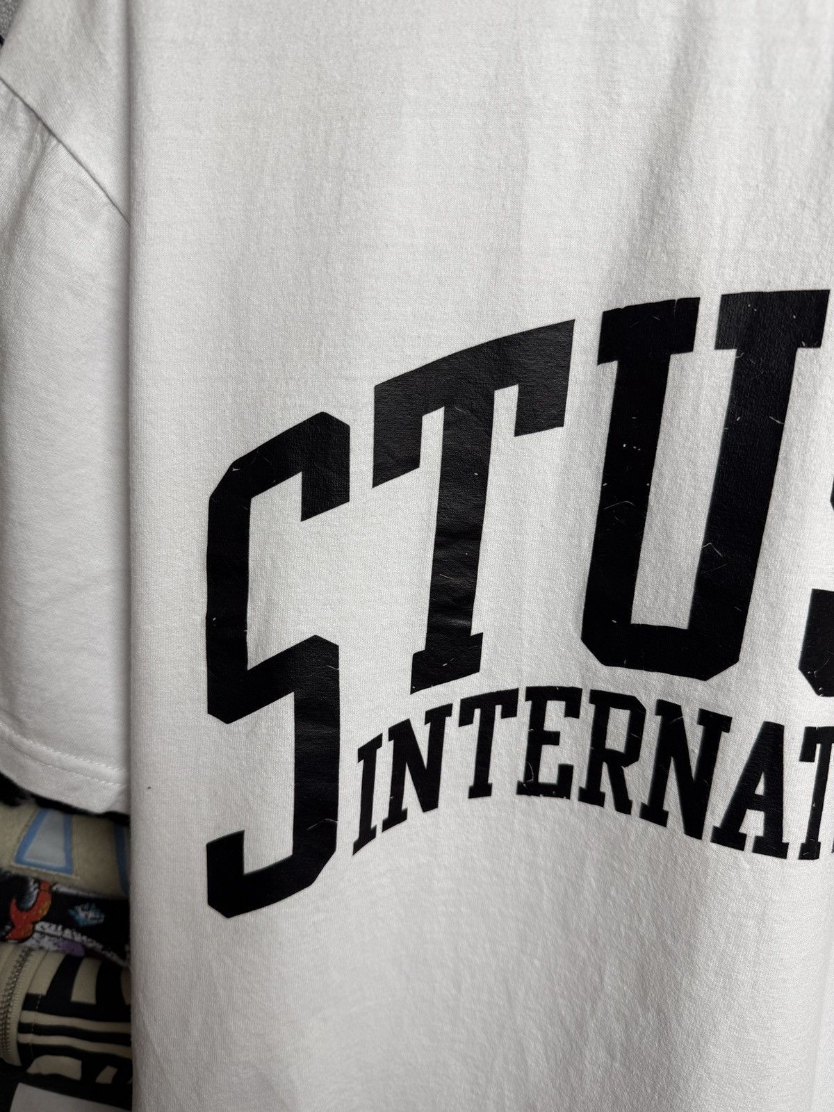 Stussy × Vintage Stüssy Tee Big Logo Center Vintage Streetwear Y2K Size XL / US 12-14 / IT 48-50 - 5 Thumbnail