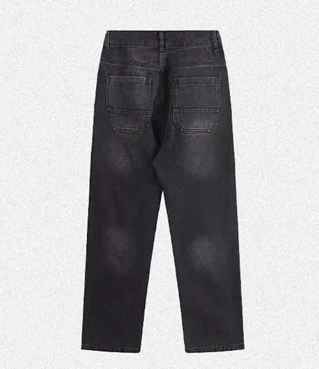 Japanese Brand Men's zipper design vintage washed distressed casual jeans Size US 32 / EU 48 - 6 Thumbnail