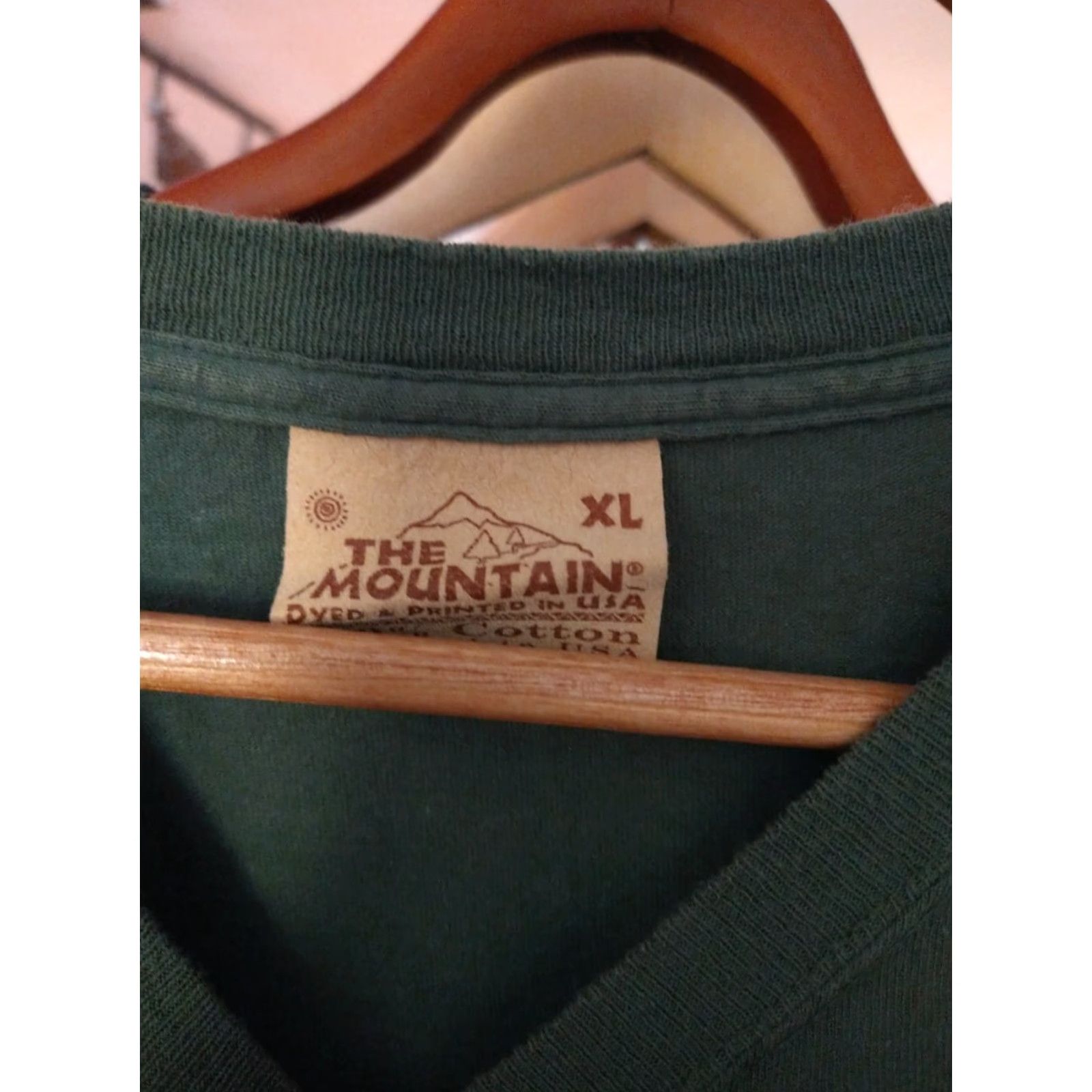 The Mountain VINTAGE The Mountain T-Shirt Men XL Green Twin Tigers Beautiful 2007 Animals Cotton Size US XL / EU 56 / 4 - 2 Thumbnail