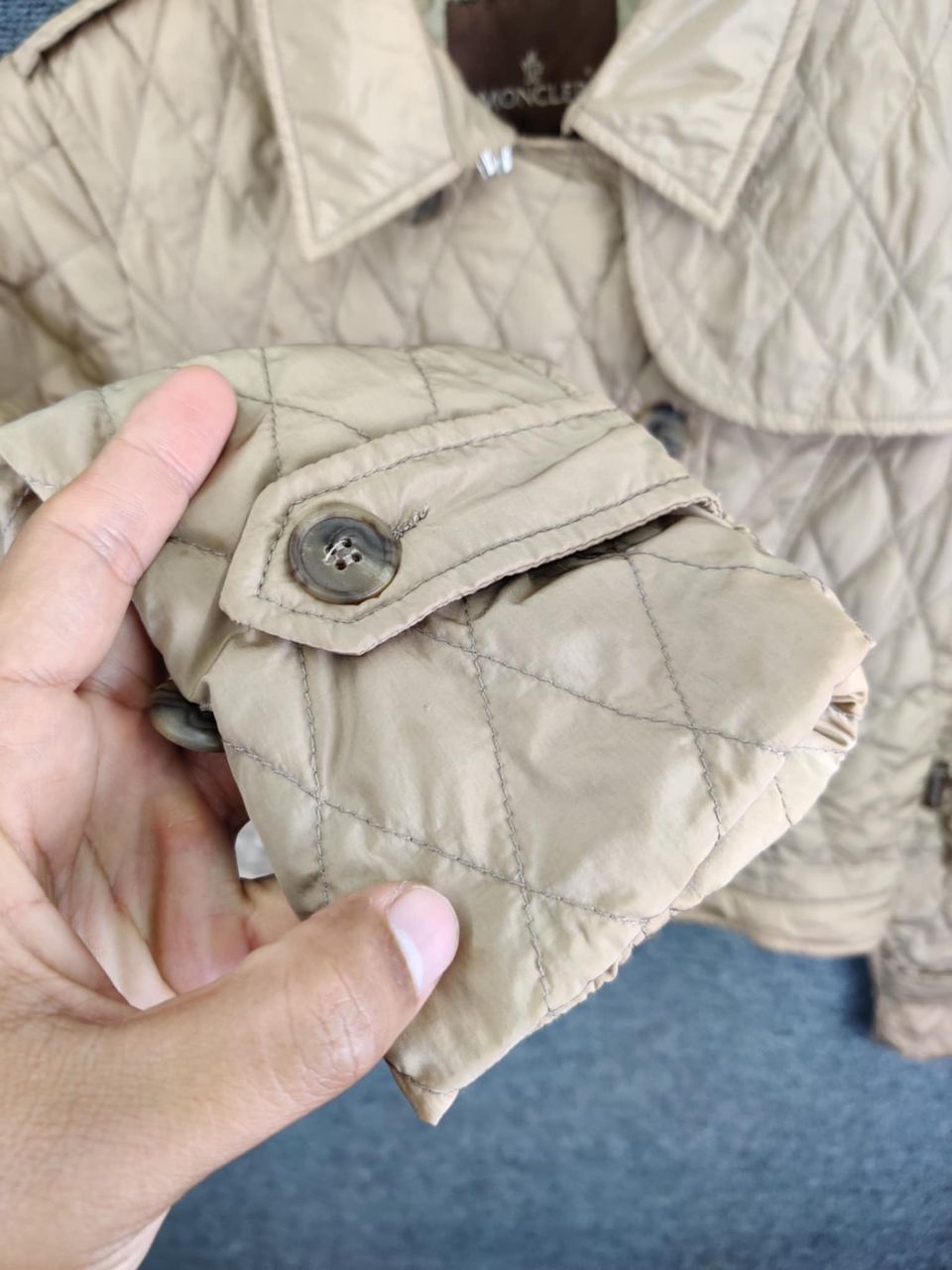 Moncler Nice❗Moncler Quilted Double Button Jacket Size US S / EU 44-46 / 1 - 13 Thumbnail