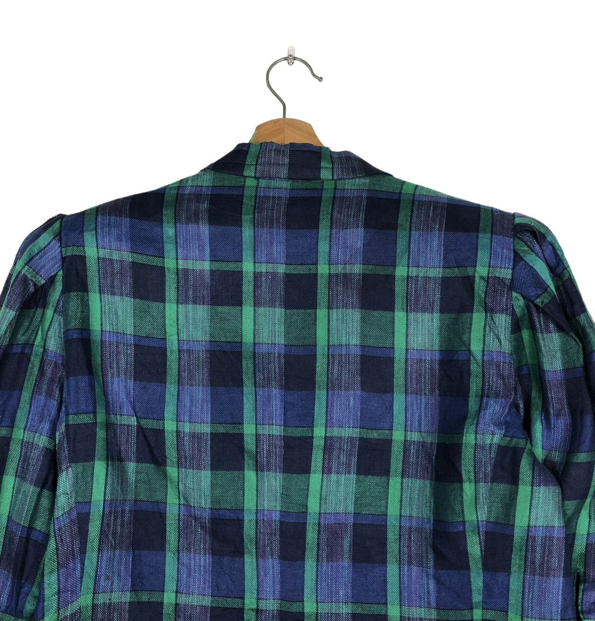 Givenchy 🔥VINTAGE CROPPED BUTTON JACKET GIVENCHY GLAMOUR TARTAN Size M / US 6-8 / IT 42-44 - 9 Thumbnail