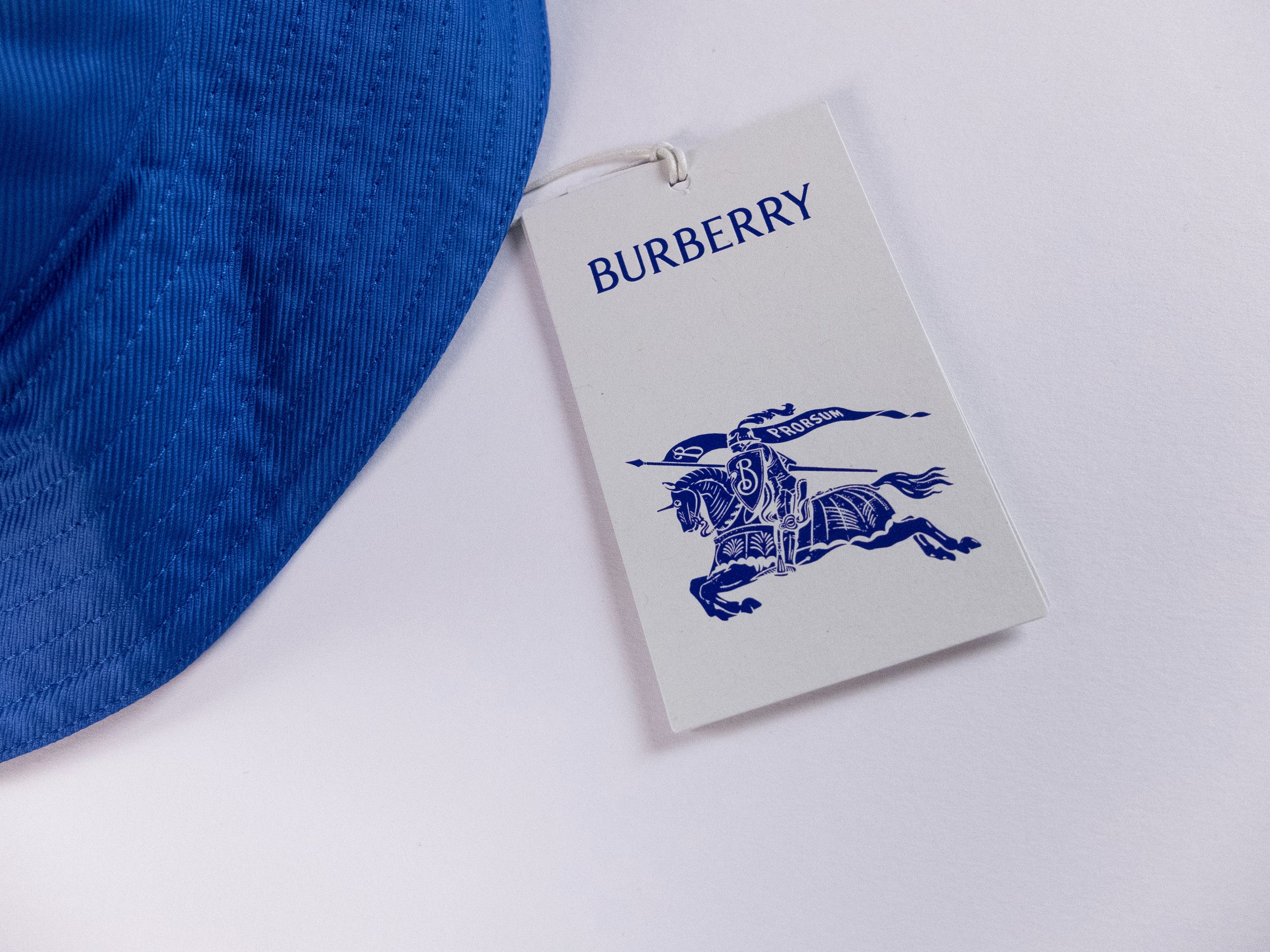 Burberry BURBERRY blue knight logo nylon bucket hat Medium authentic Size ONE SIZE - 4 Thumbnail