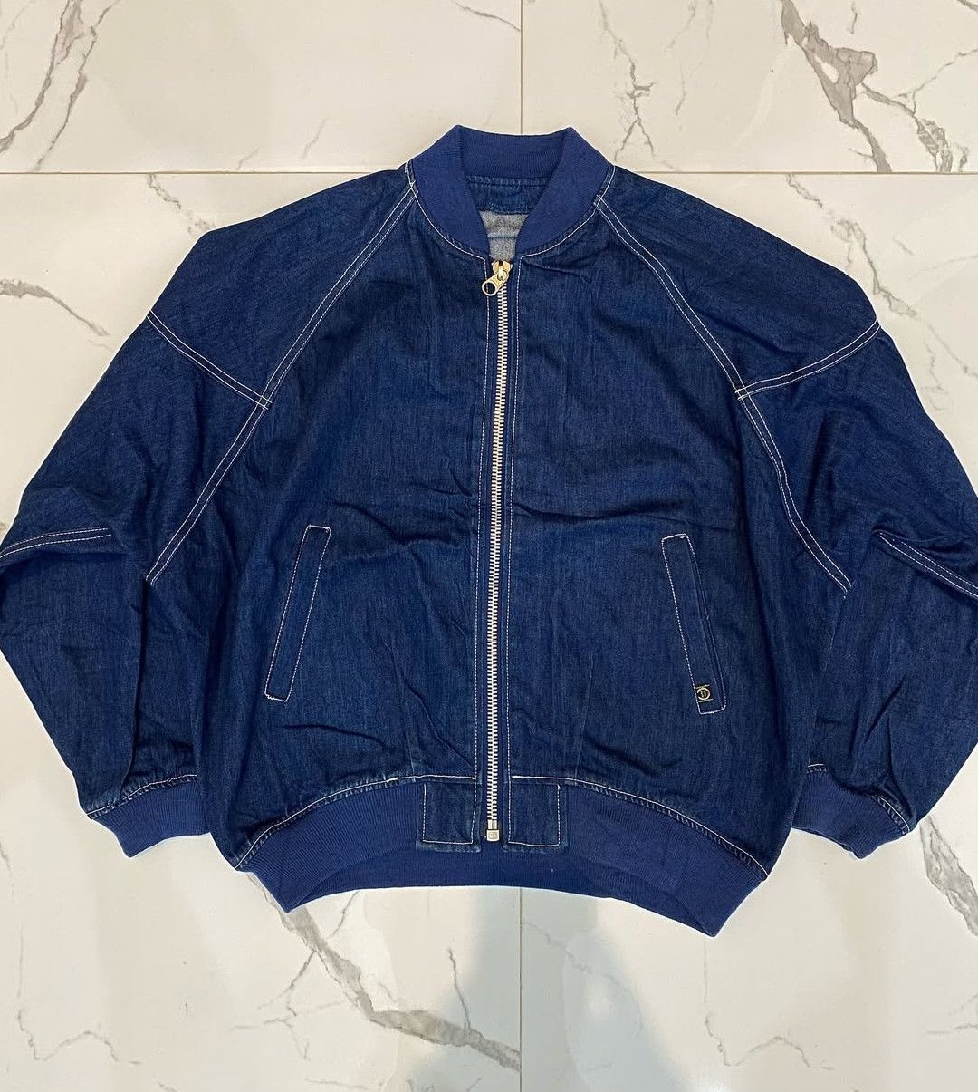 PPFM × Vintage 1995 PPFM 10th aniv bomber denim jacket Size US L / EU 52-54 / 3 - 4 Thumbnail