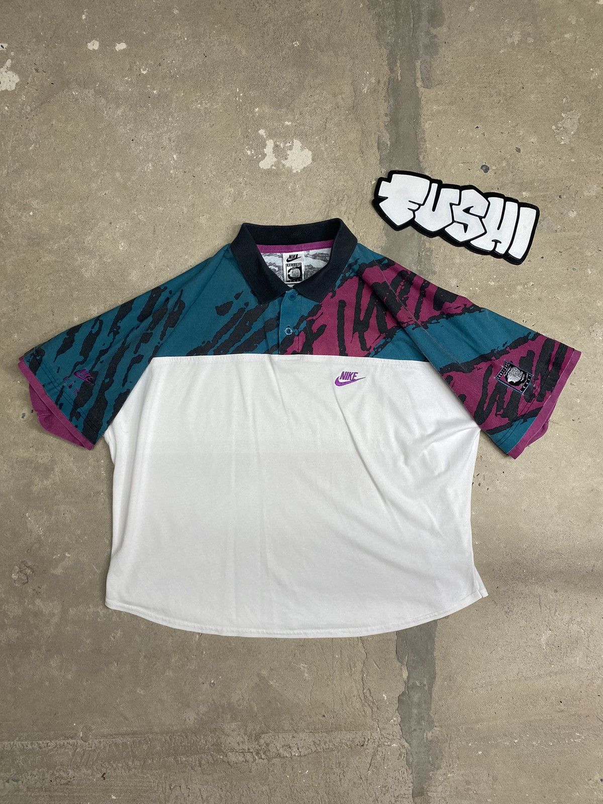 Nike Vintage Nike Challenge Court 90s Andre Agassi Size US M / EU 48-50 / 2 - 1 Thumbnail