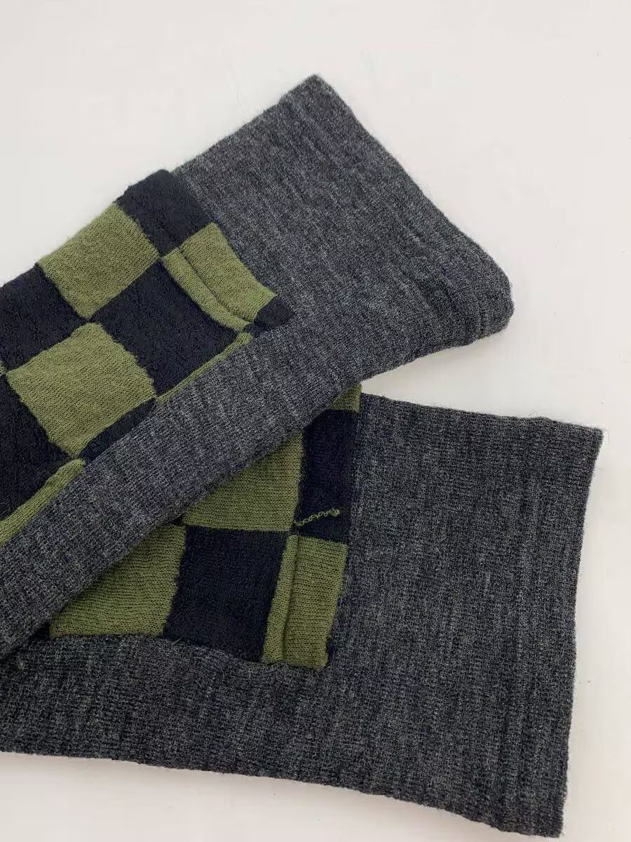 Yohji Yamamoto Reconstructed Check Wool Knit Sweater Size US M / EU 48-50 / 2 - 4 Thumbnail