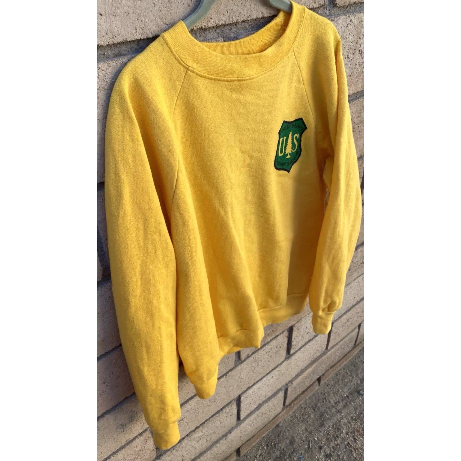 Vintage Vintage Prescott National Forest Safety Team Raglan Sweatshirt USFS Union Made L Size US L / EU 52-54 / 3 - 5 Thumbnail